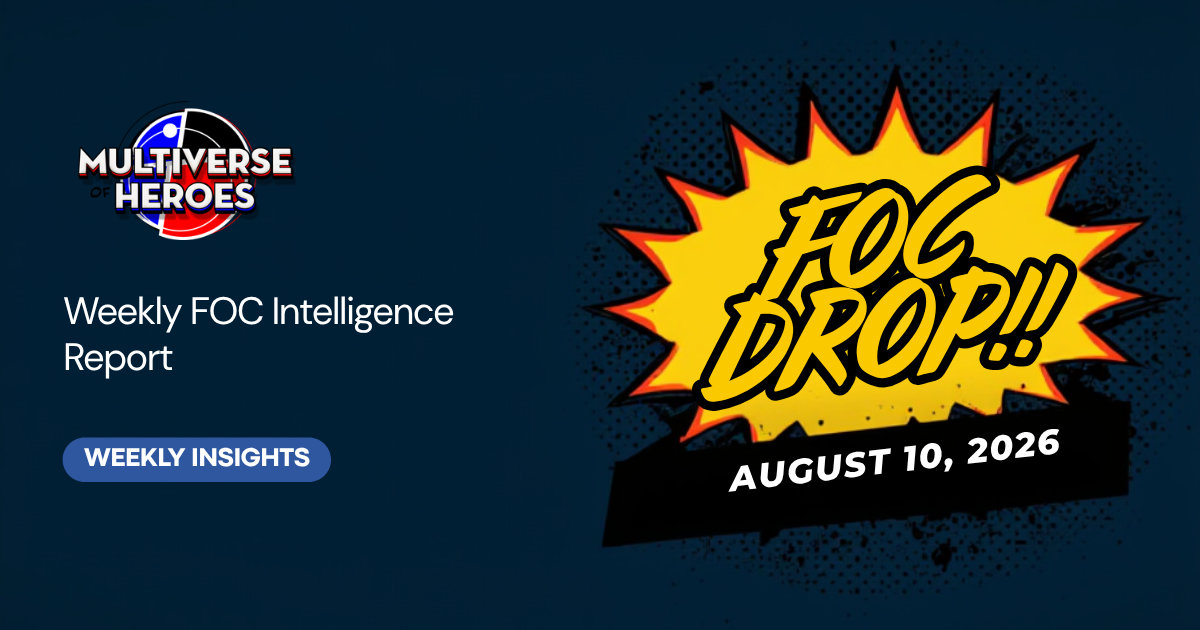 Comic book cover art featured in an August 2026 Final Order Cutoff drop announcement.
