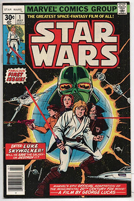 Star Wars #1, Cover A, 30 Cent Price Cover