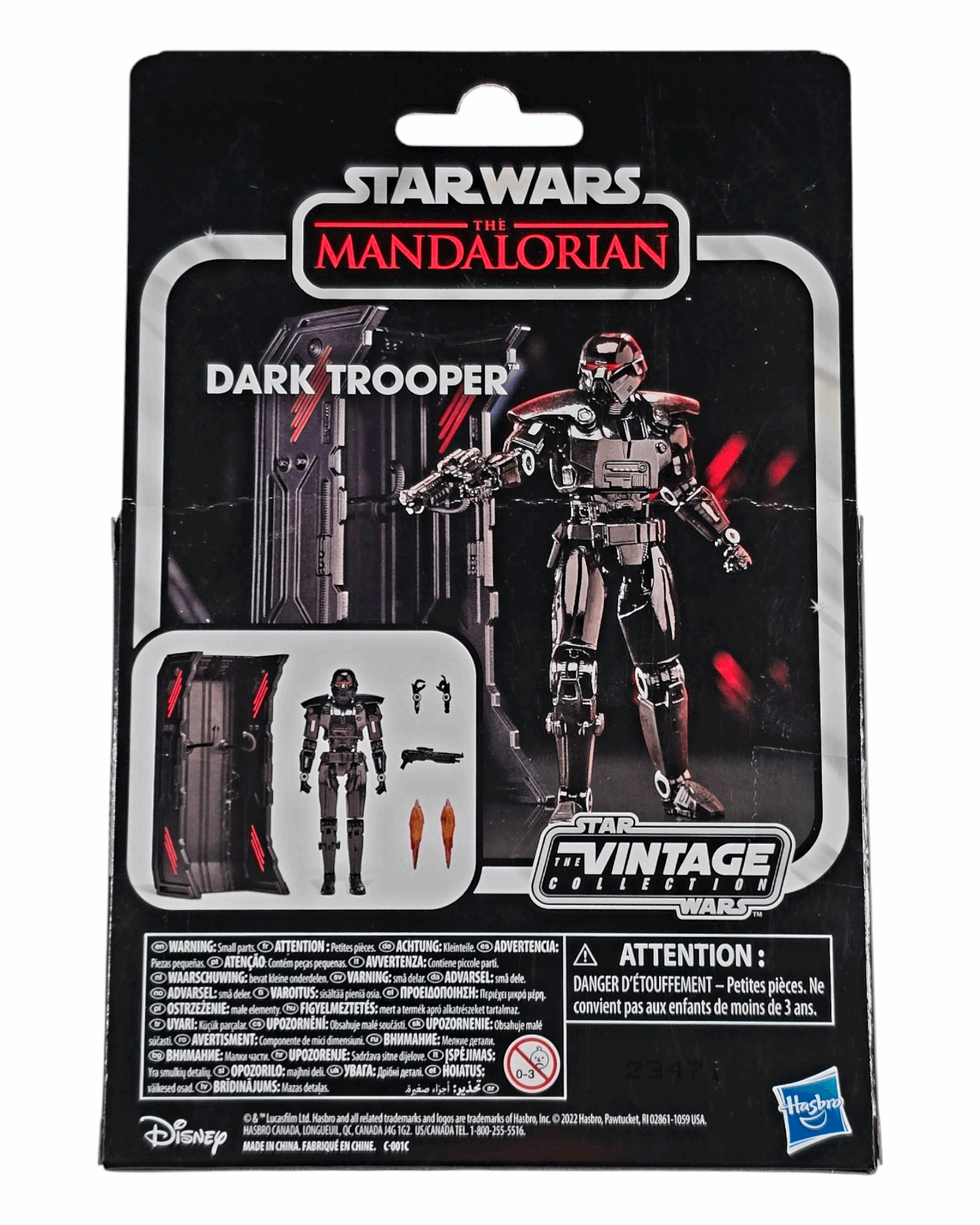 Star Wars TVC Dark Trooper, The Mandalorian, Hasbro '22