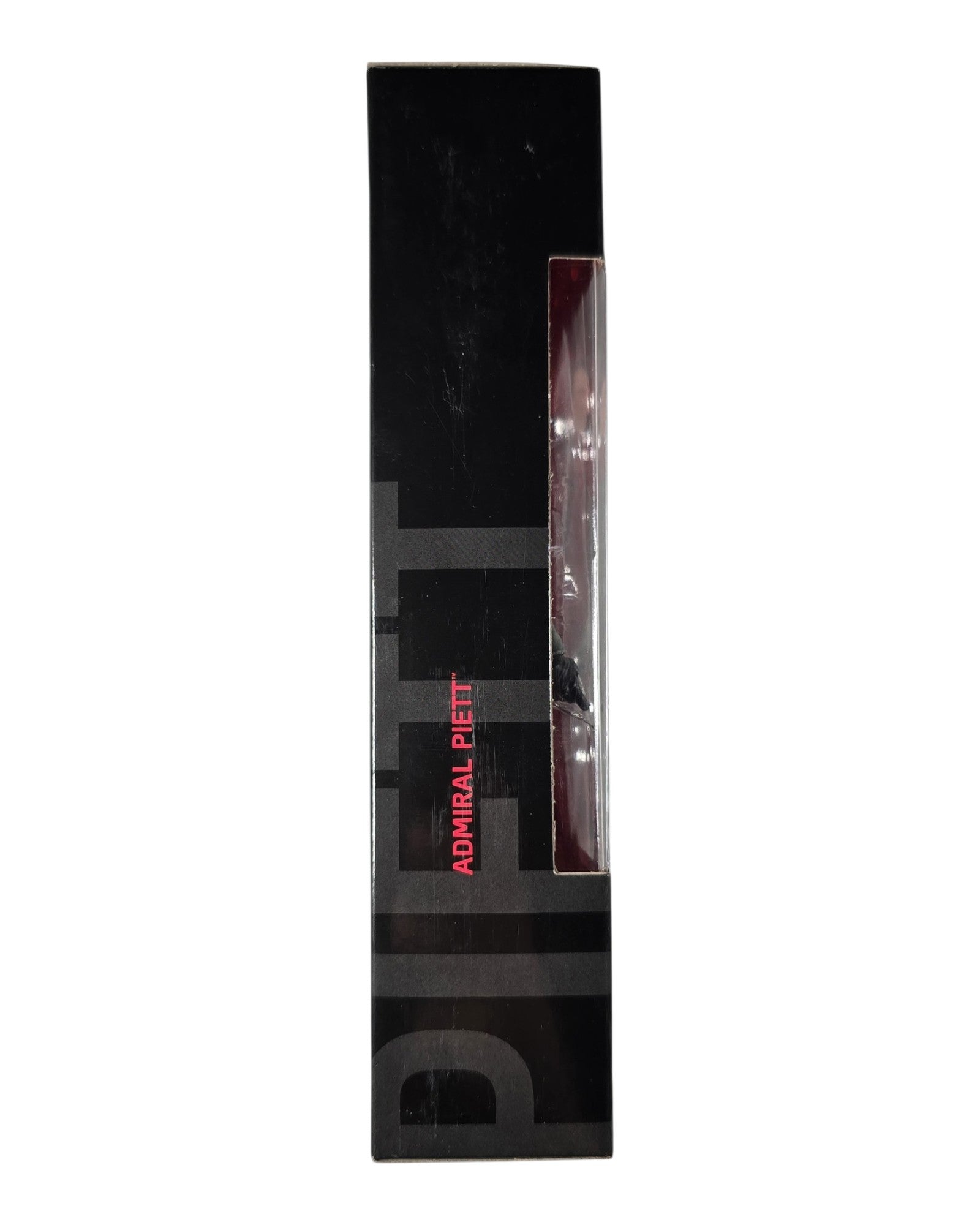 Star Wars The Black Series Admiral Piett, Hasbro '18 — left edge of package