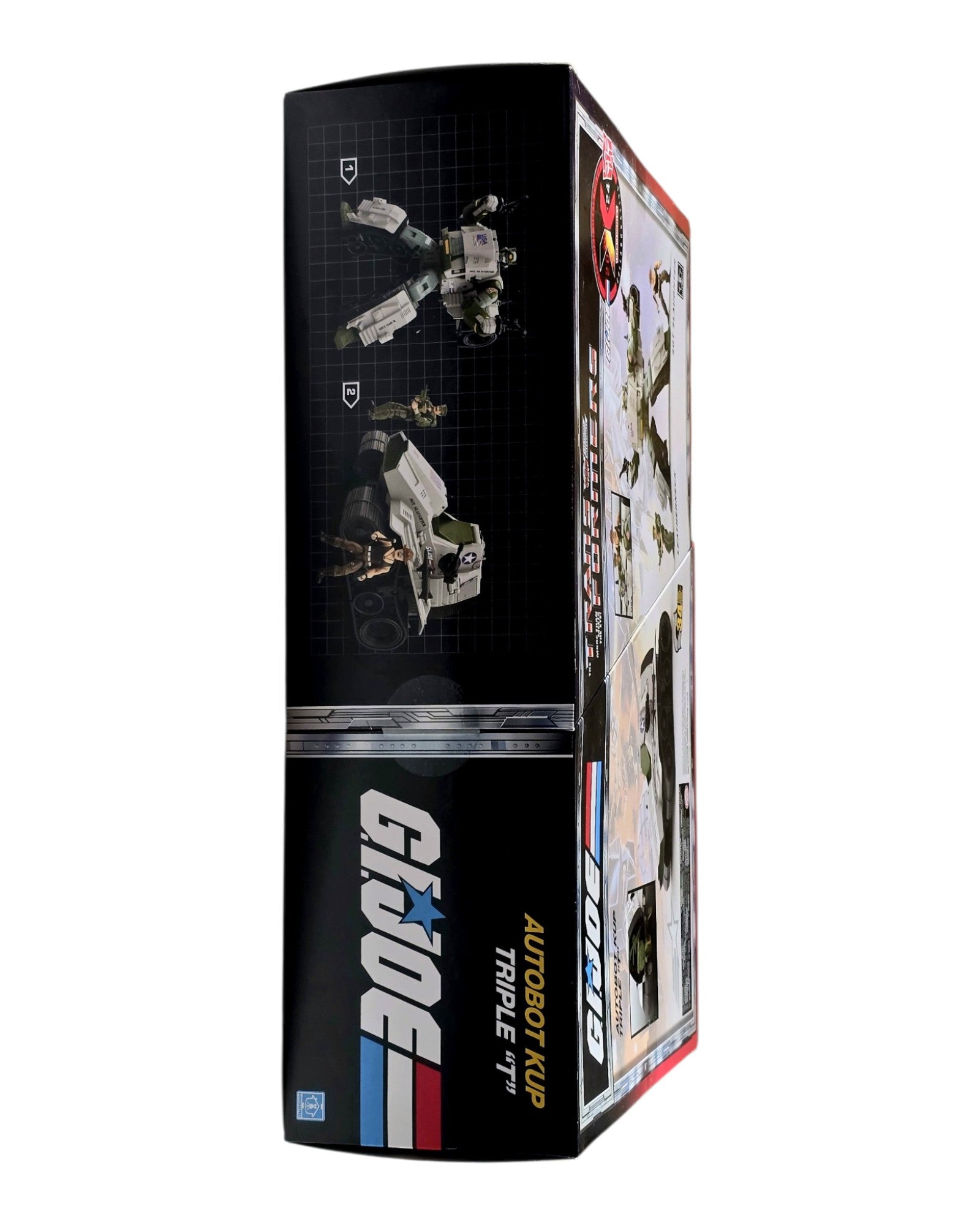 Transformers Collaborative G.I. Joe Autobot Kup Triple T, Hasbro '24 — top of package