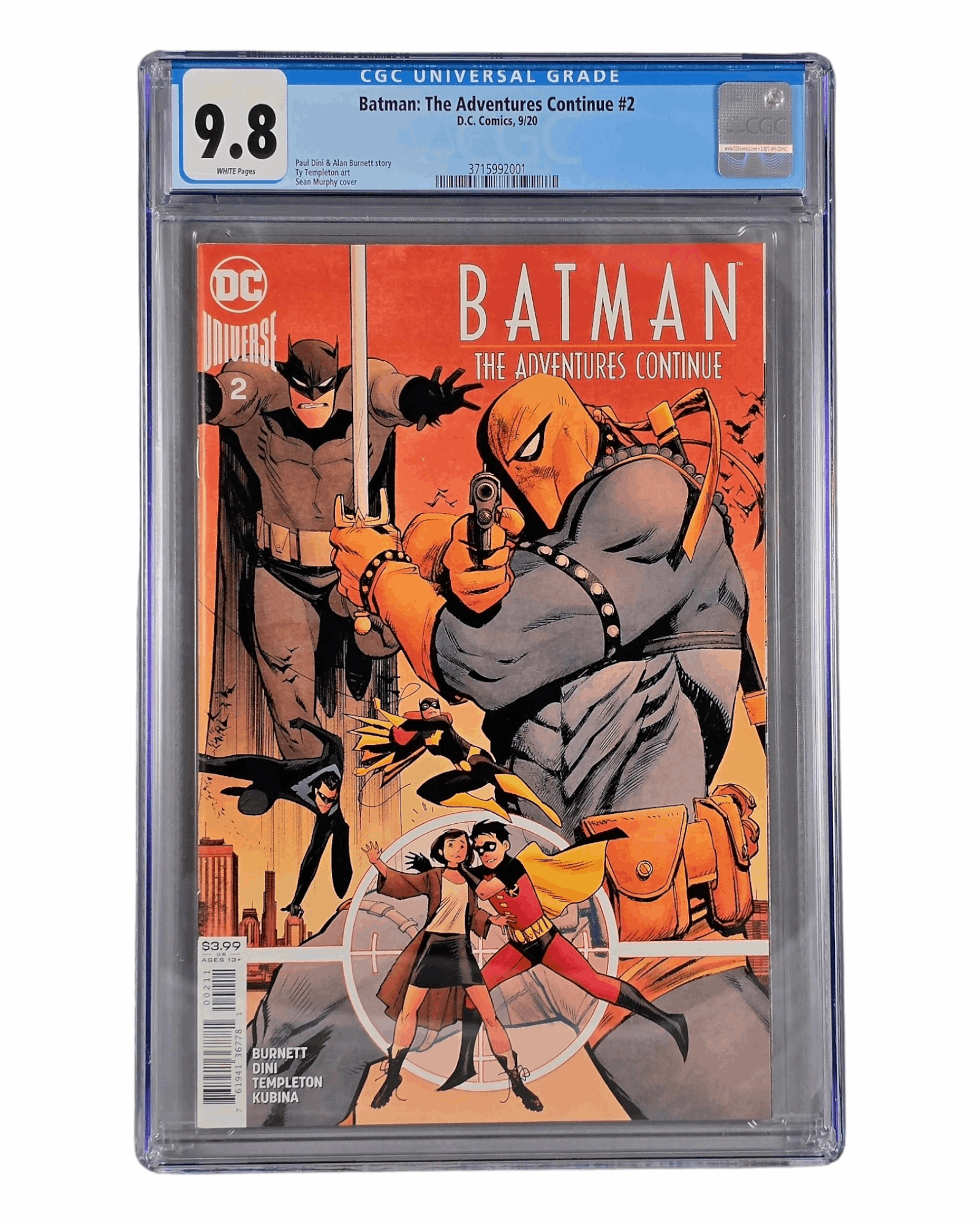 Batman: The Adventures Continue #2A, CGC 9.8 (01), DC '20