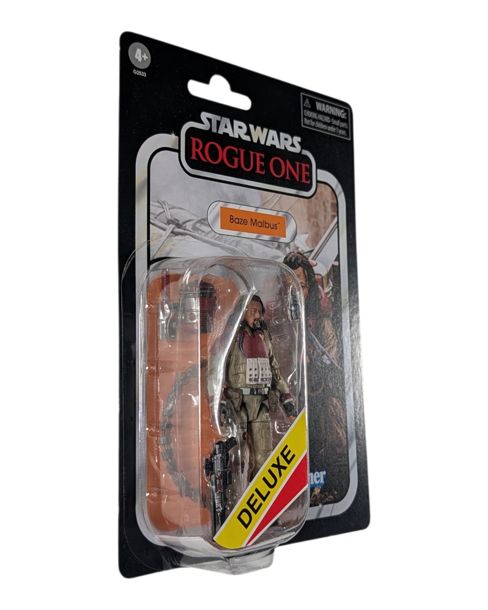Star Wars Vintage Collection VC397 Baze Malbus Deluxe, Hasbro '26 — left edge of package