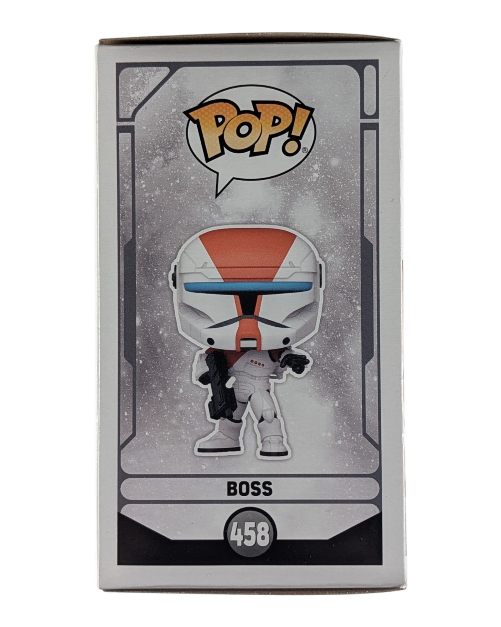 Star Wars Gaming Greats #458 Boss, Funko '21 — left edge of package