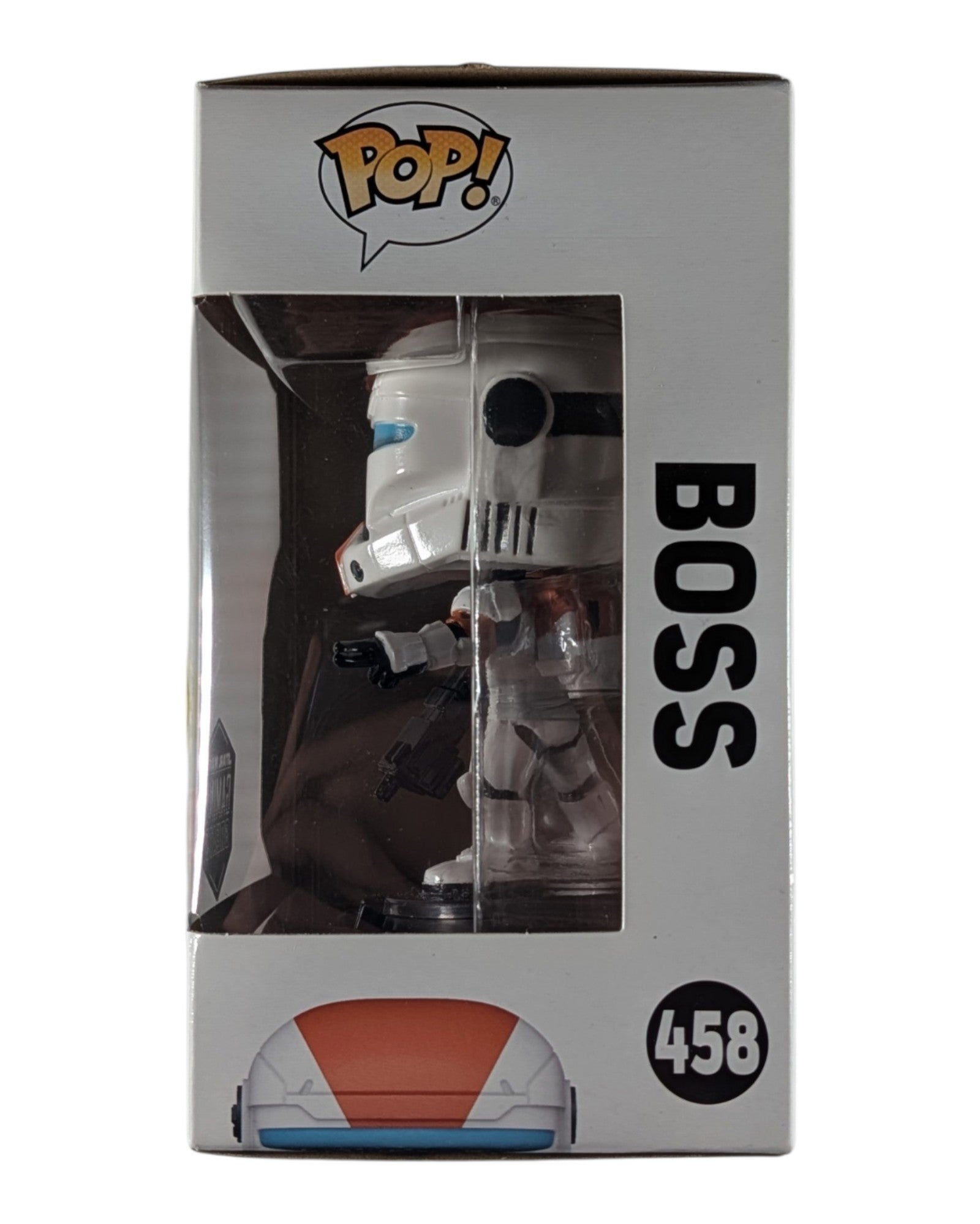 Star Wars Gaming Greats #458 Boss, Funko '21 — right edge of package