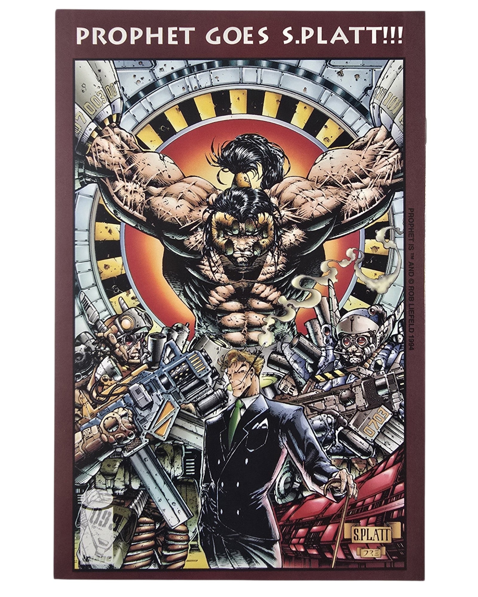 Brigade Vol. 2 #9, Extreme Prejudice Pt. 6, Image '94 — back of package