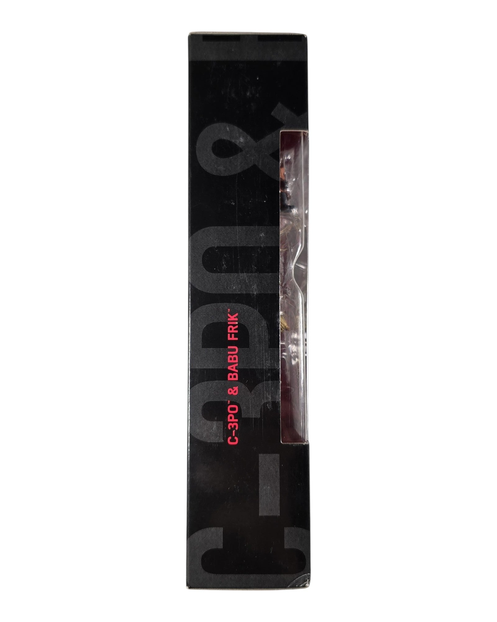 Star Wars The Black Series C-3PO and Babu Frik, Target Excl., Hasbro '19 — left edge of package