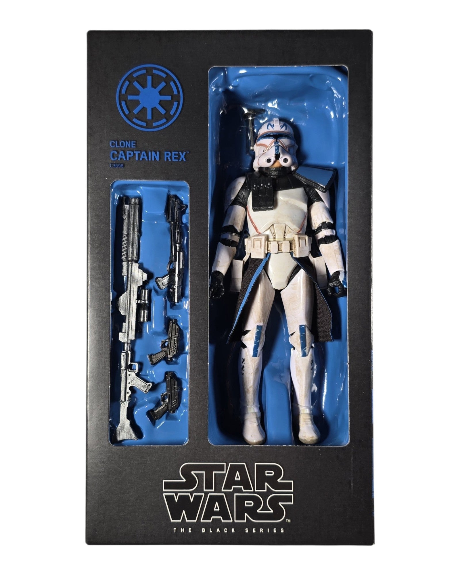 Star Wars Black Series Clone Captain Rex, HasCon Excl., Hasbro '17 — detail
