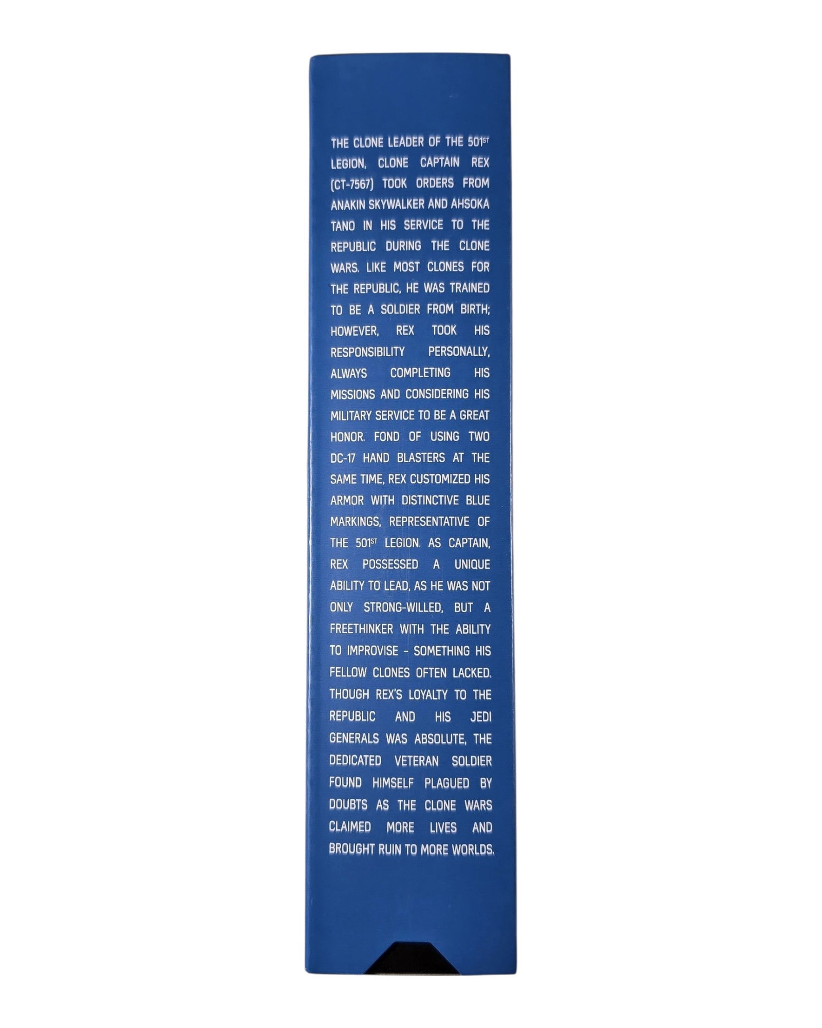 Star Wars Black Series Clone Captain Rex, HasCon Excl., Hasbro '17 — left edge of package