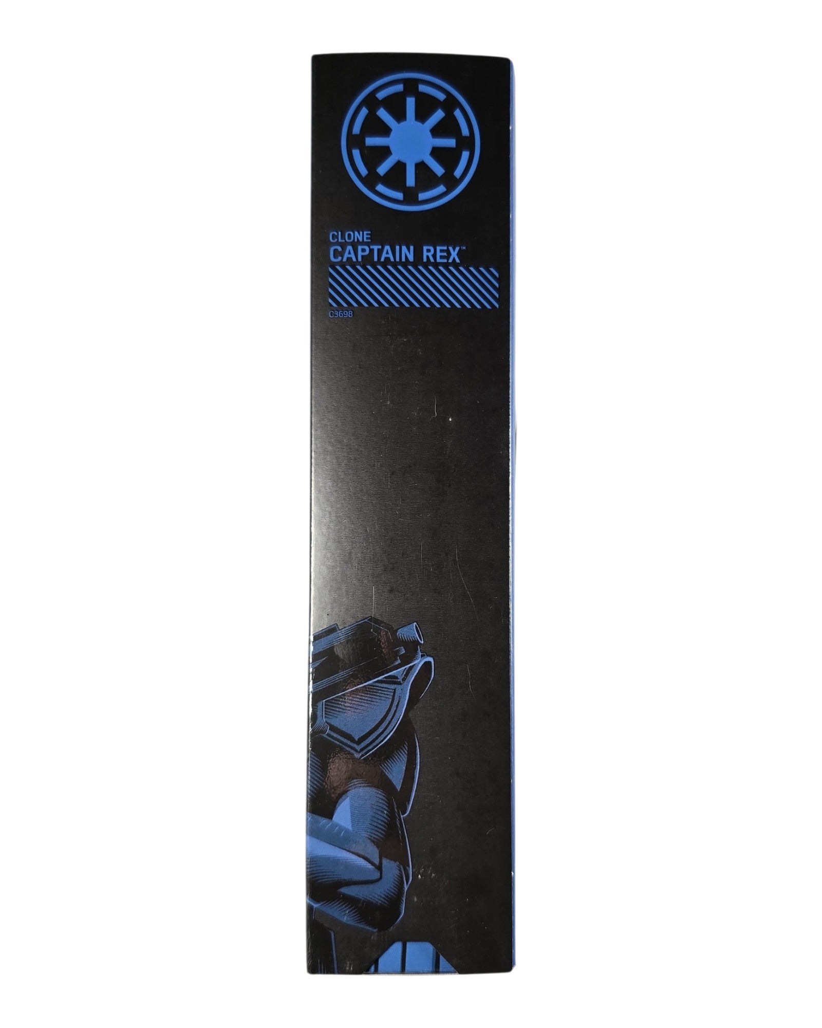 Star Wars Black Series Clone Captain Rex, HasCon Excl., Hasbro '17 — right edge of package