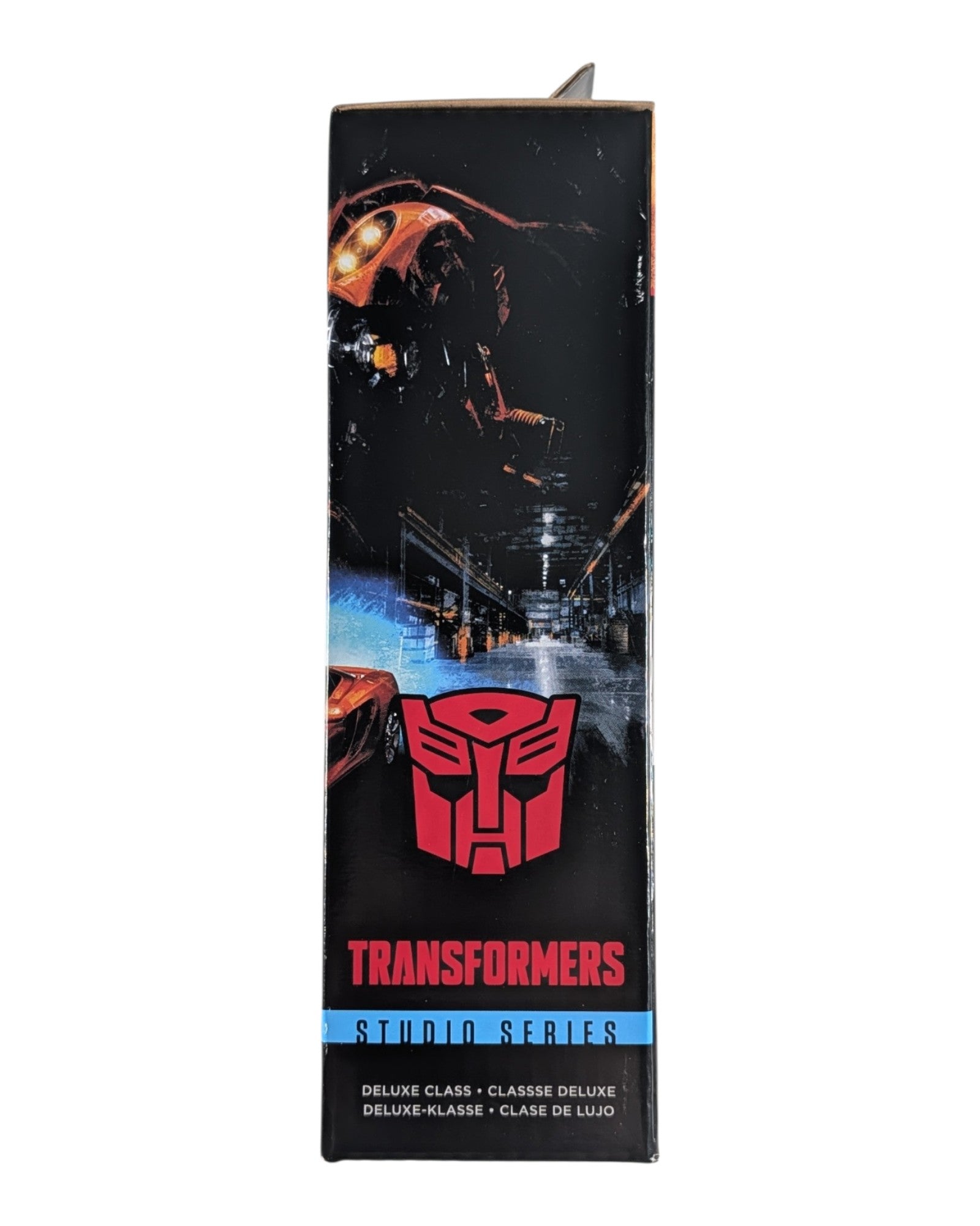 Transformers Studio Series Deluxe Concept Art KSI Widow, Hasbro '25 — right edge of package