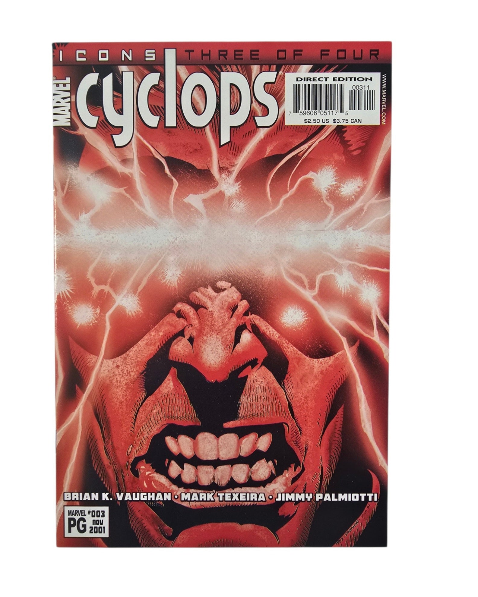 Cyclops Vol. 1 #3, Mark Texeira Cover, Marvel '01