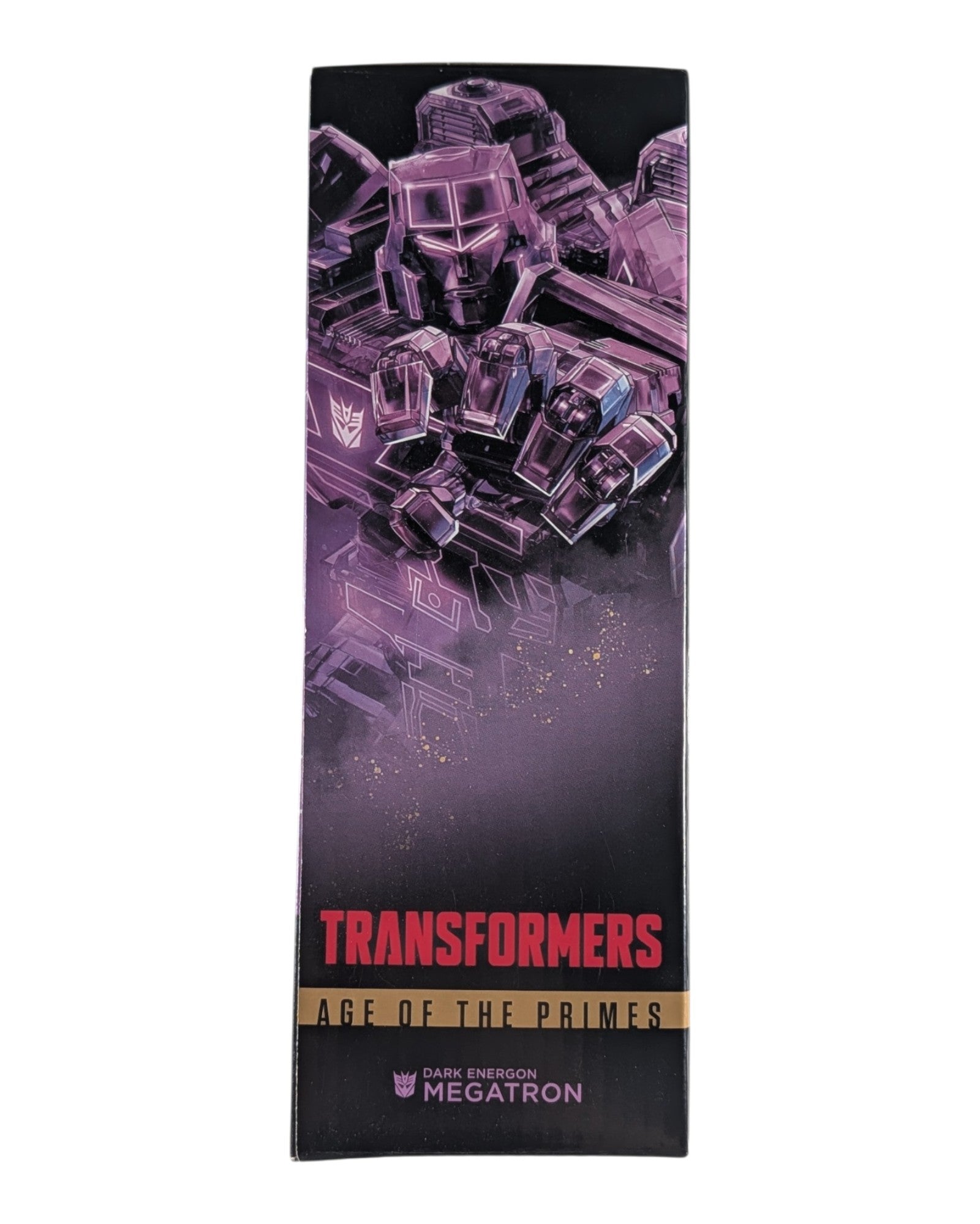 Transformers Age of the Primes Dark Energon Megatron, Walmart Excl., Hasbro '26 — left edge of package