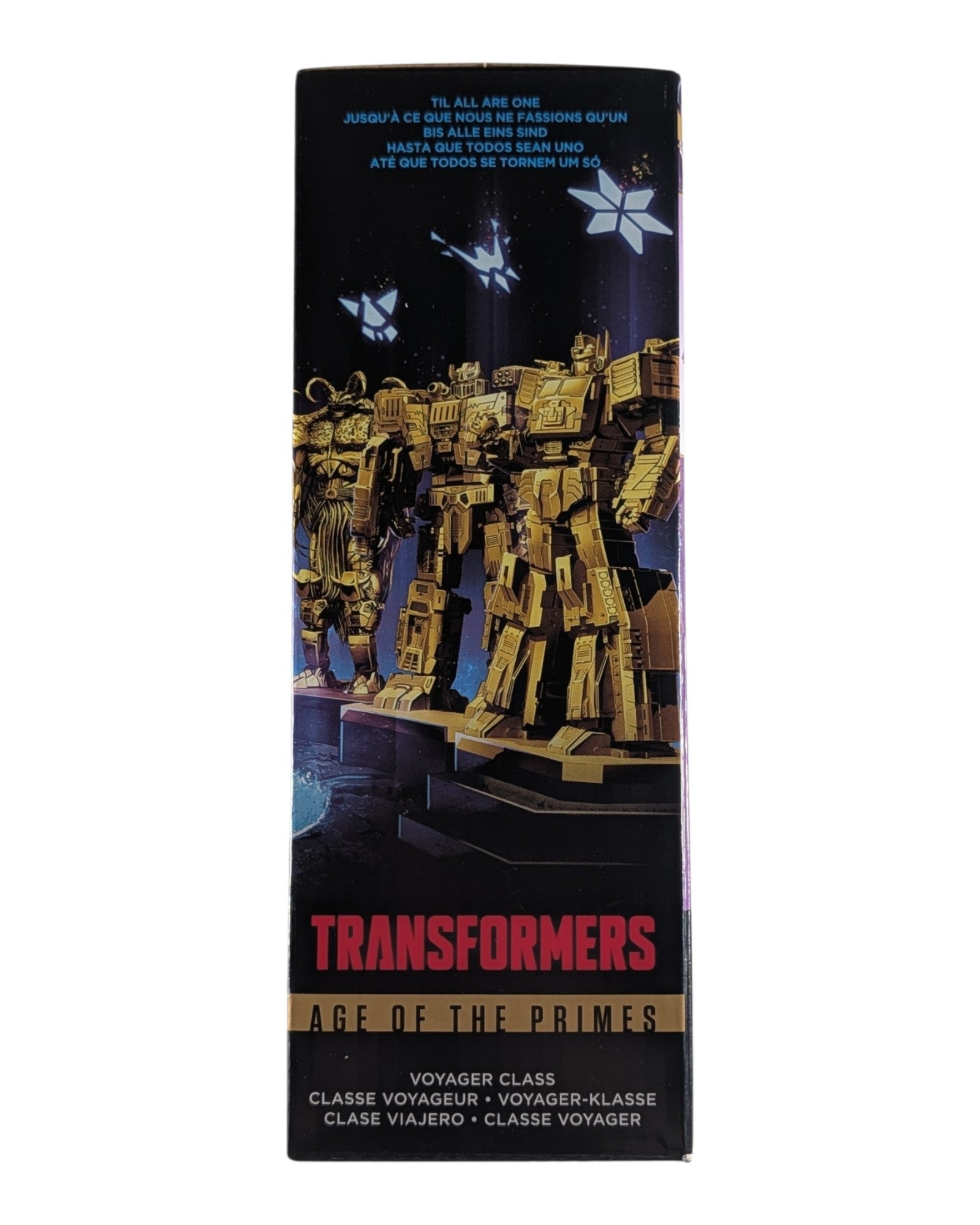 Transformers Age of the Primes Dark Energon Megatron, Walmart Excl., Hasbro '26 — right edge of package