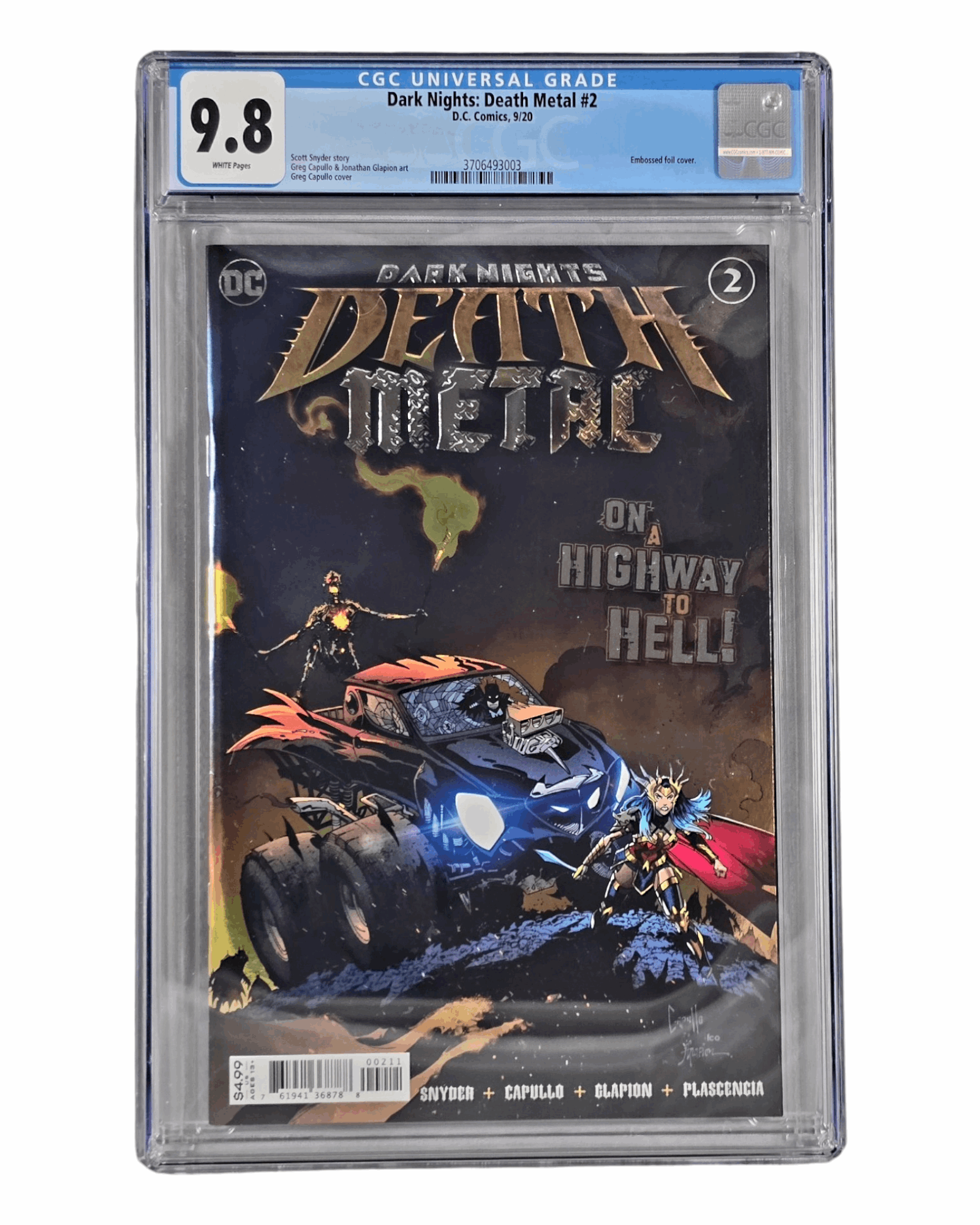 Dark Nights: Death Metal #2A, CGC 9.8 (03), DC '20