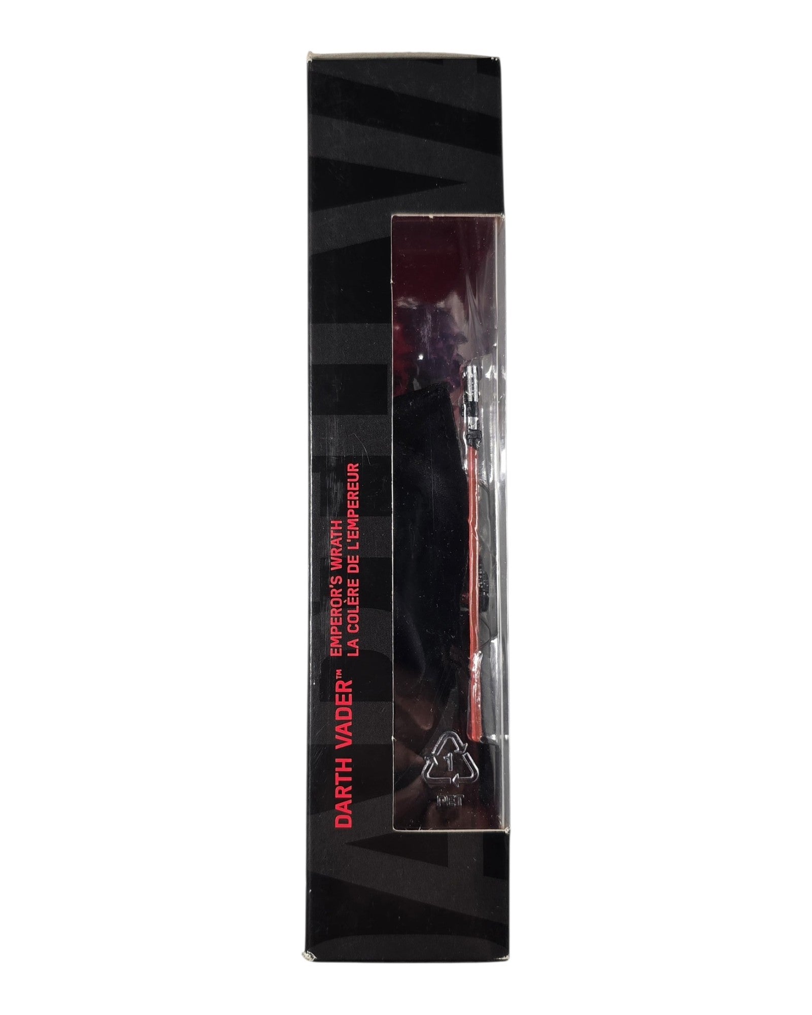 Star Wars The Black Series Darth Vader Emperor's Wrath, Hasbro '15 — left edge of package