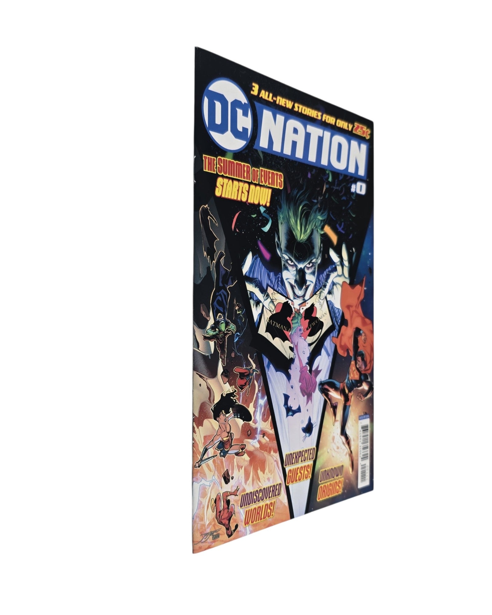 DC Nation Vol. 2 #0A, Jorge Jiménez Cover, DC '18 — front cover, spine edge