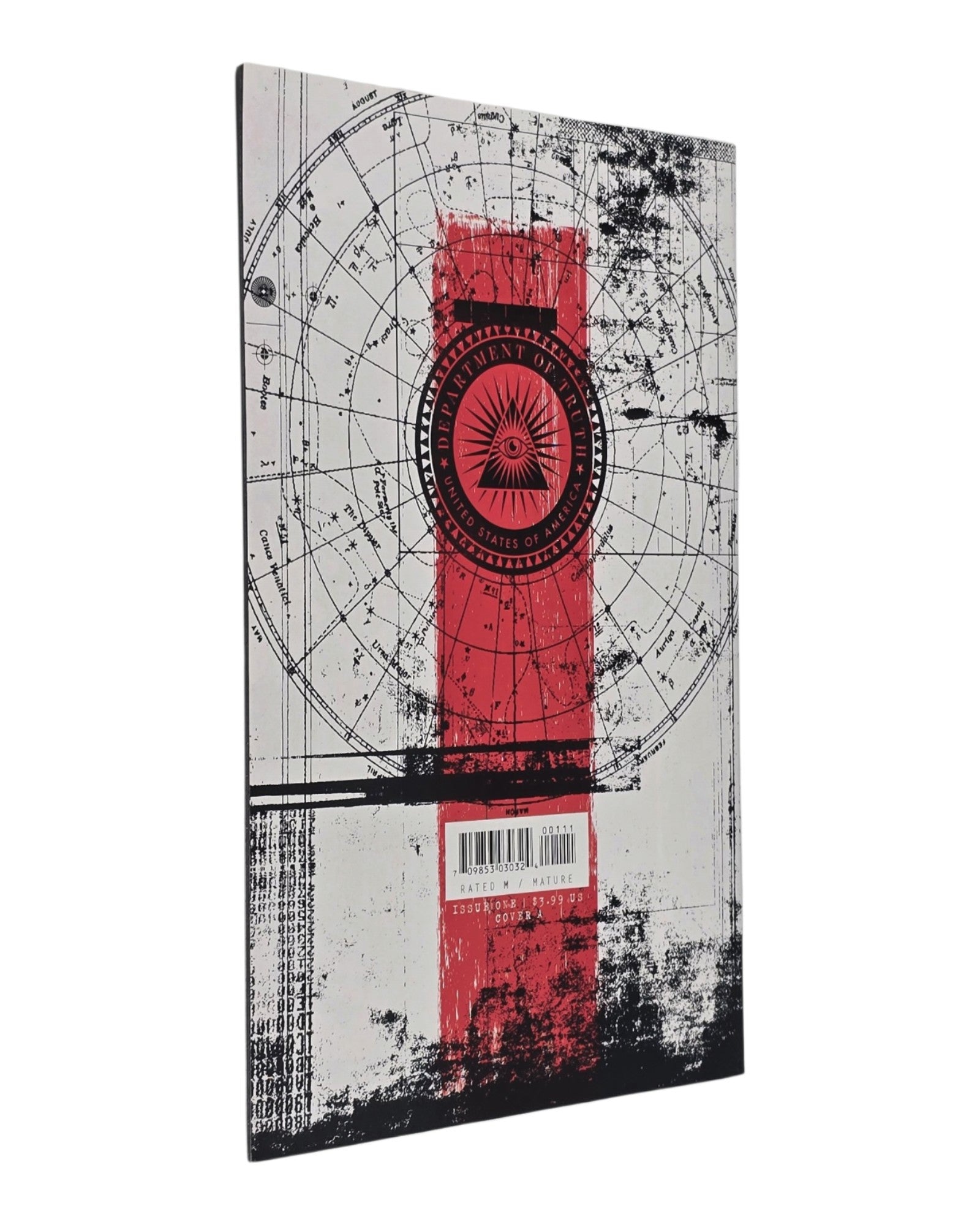 Department of Truth #1A, Martin Simmonds Cover, Image '20 — back cover, fore edge