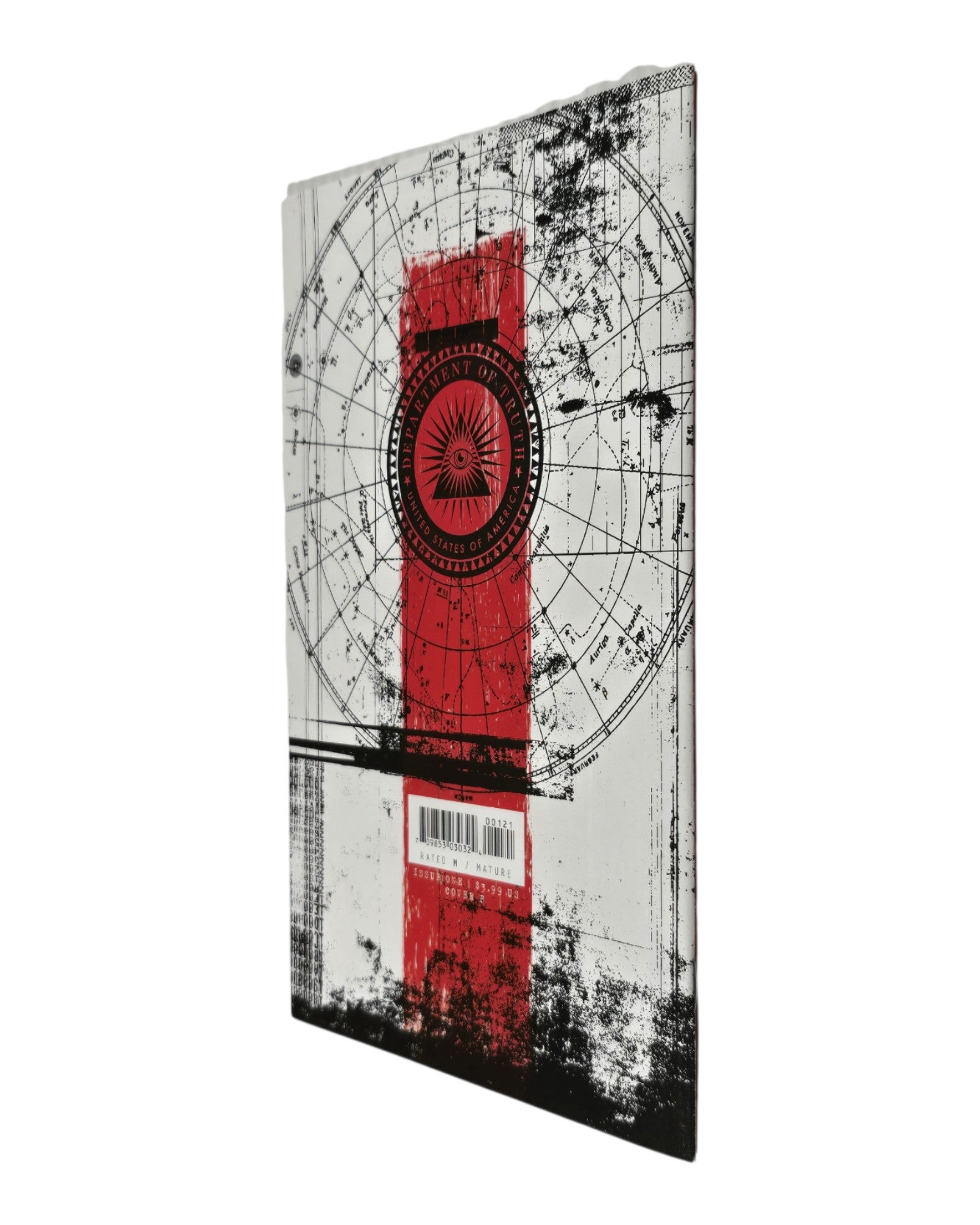 Department of Truth #1B, Jenny Frison Cover, Image '20 — back cover, spine edge