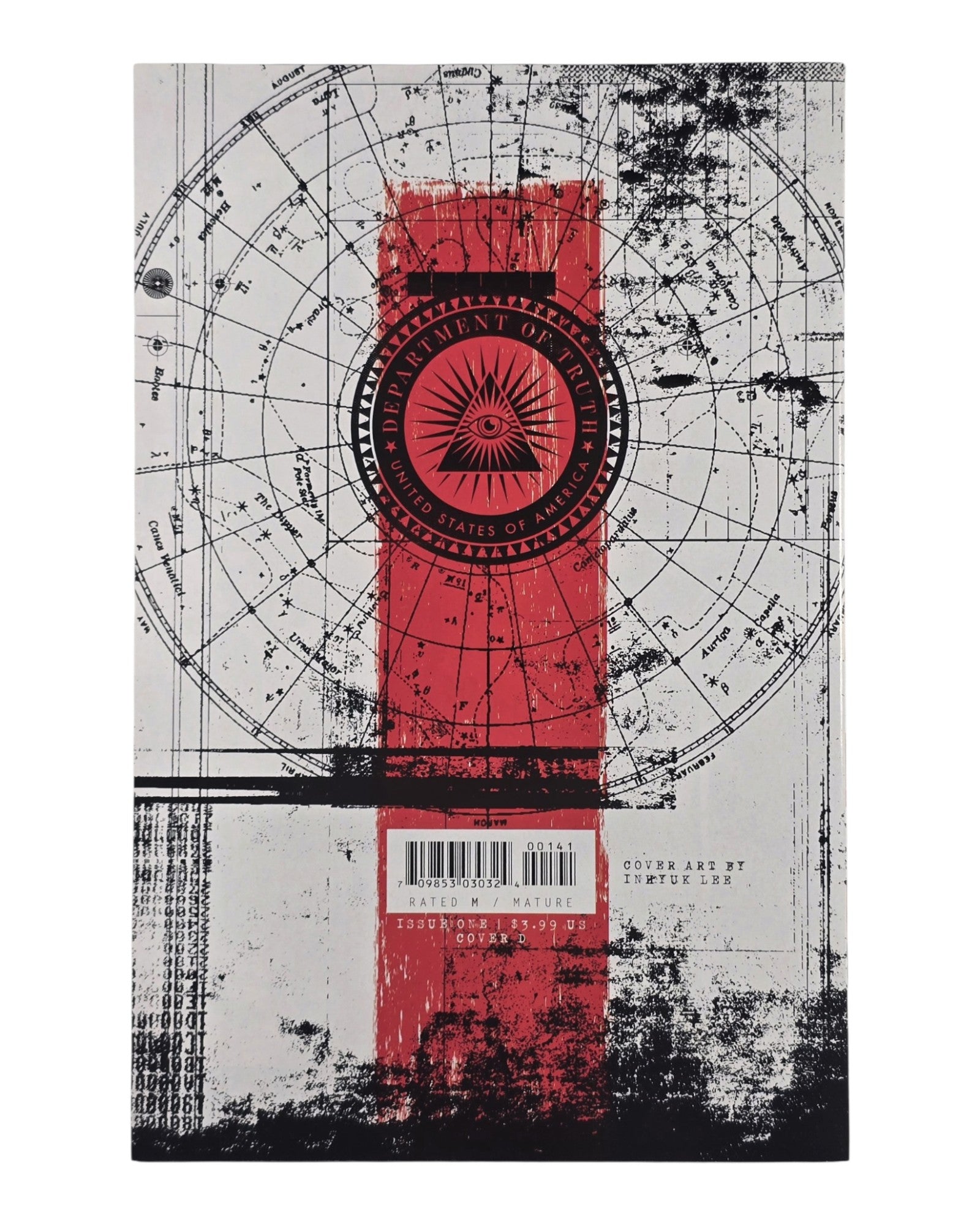 Department of Truth #1D, InHyuk Lee 1:25 Incentive, Image '20 — back of package