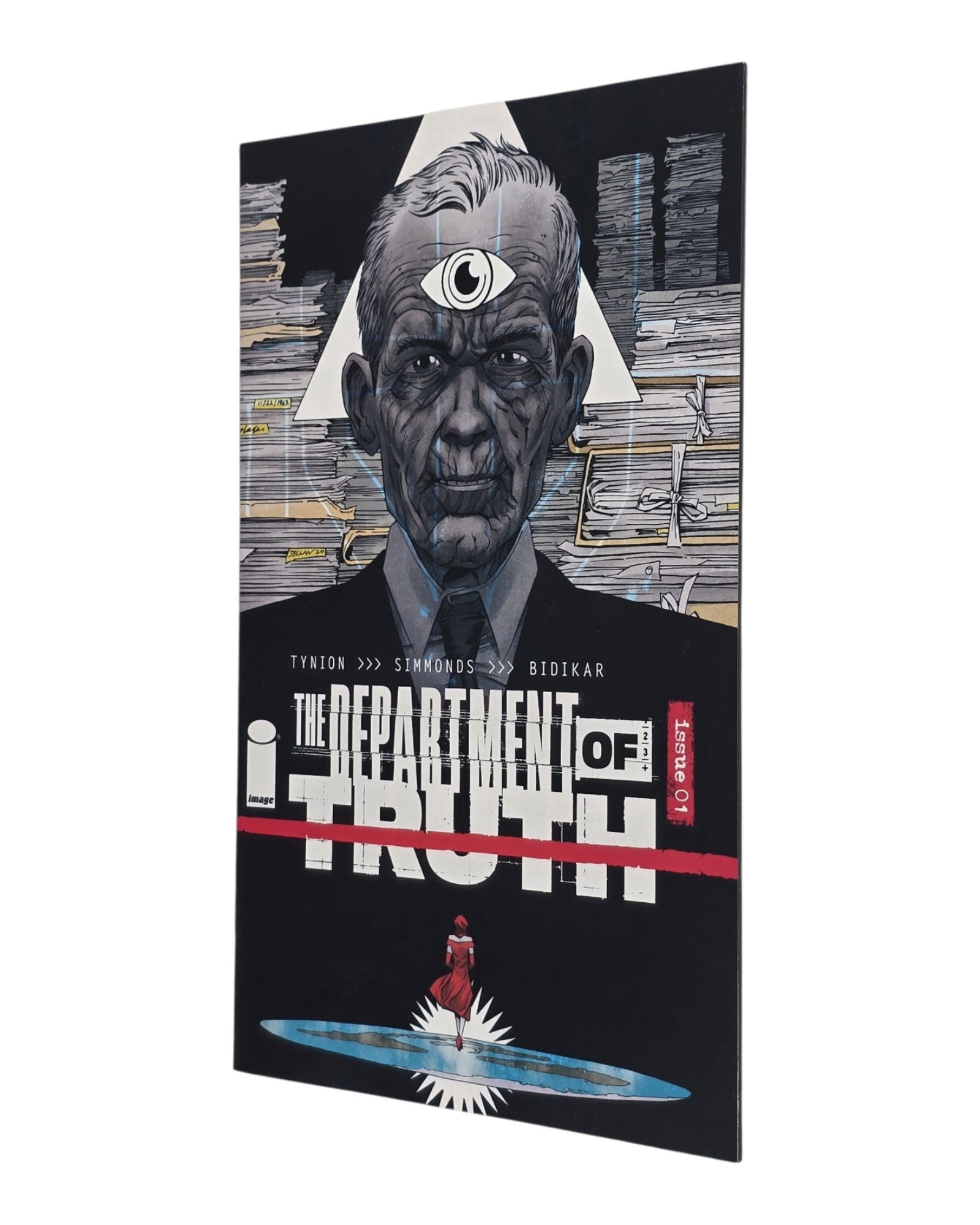 Department of Truth #1C, Declan Shalvey 1:10 Variant, Image '20 — front cover, fore edge