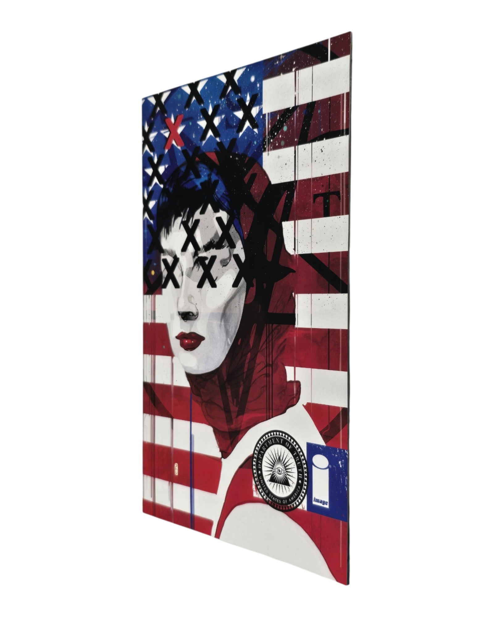 Department of Truth #2B, Christian Ward Cover, Image '20 — front cover, fore edge