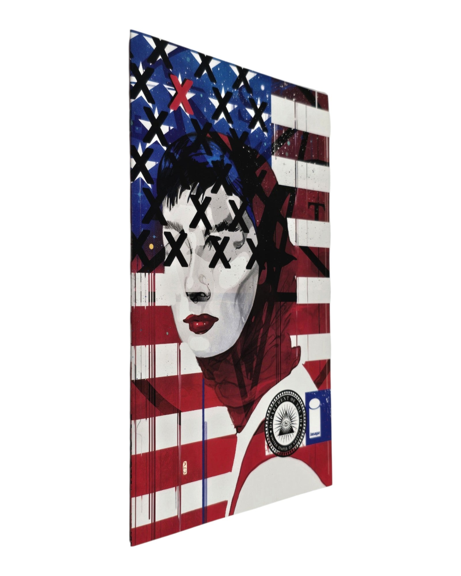 Department of Truth #2B, Christian Ward Cover, Image '20 — front cover, spine edge