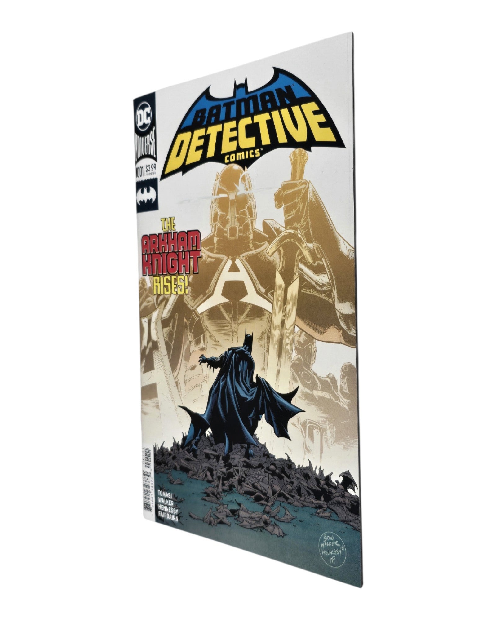 Detective Comics Vol. 3 #1001A, Brad Walker Cover, DC '19 — front cover, fore edge