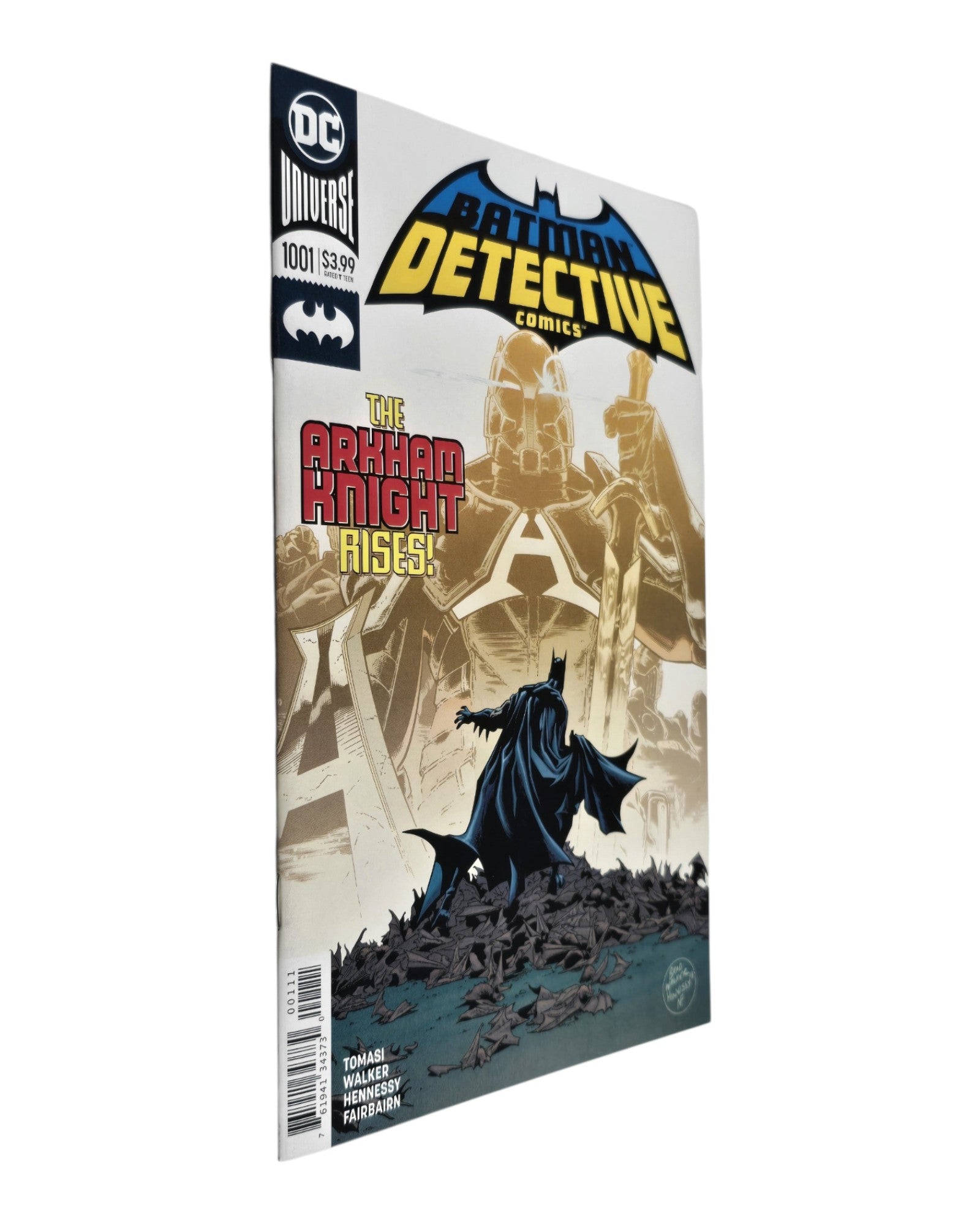 Detective Comics Vol. 3 #1001A, Brad Walker Cover, DC '19 — front cover, spine edge