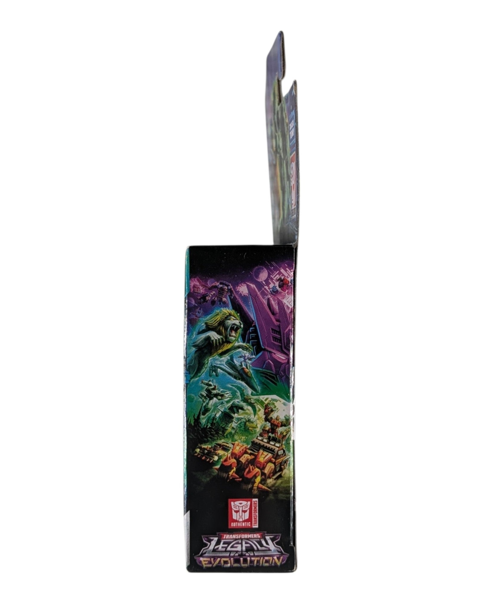 Transformers Legacy Evolution Core Dinobot Slug, Hasbro '23 — right edge of package