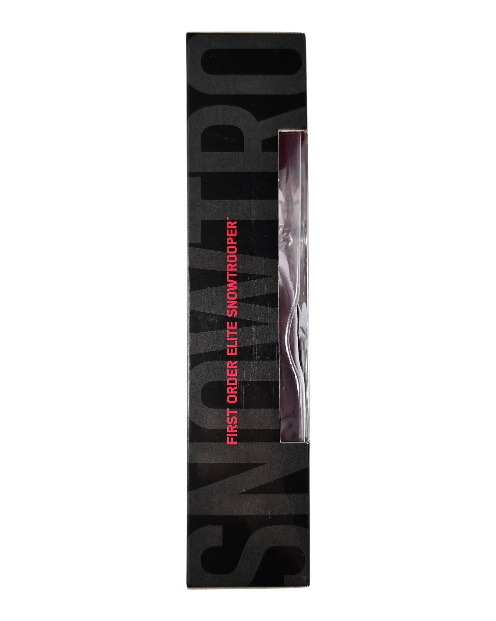 Star Wars The Black Series First Order Elite Snowtrooper, Hasbro '19 — left edge of package