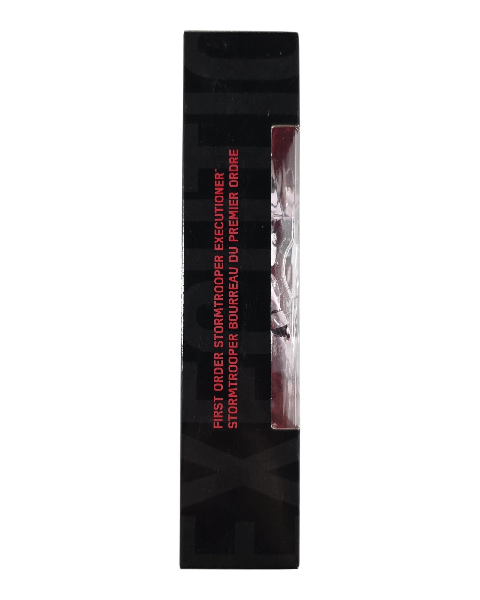 Star Wars The Black Series First Order Stormtrooper Executioner, Hasbro '17 — left edge of package