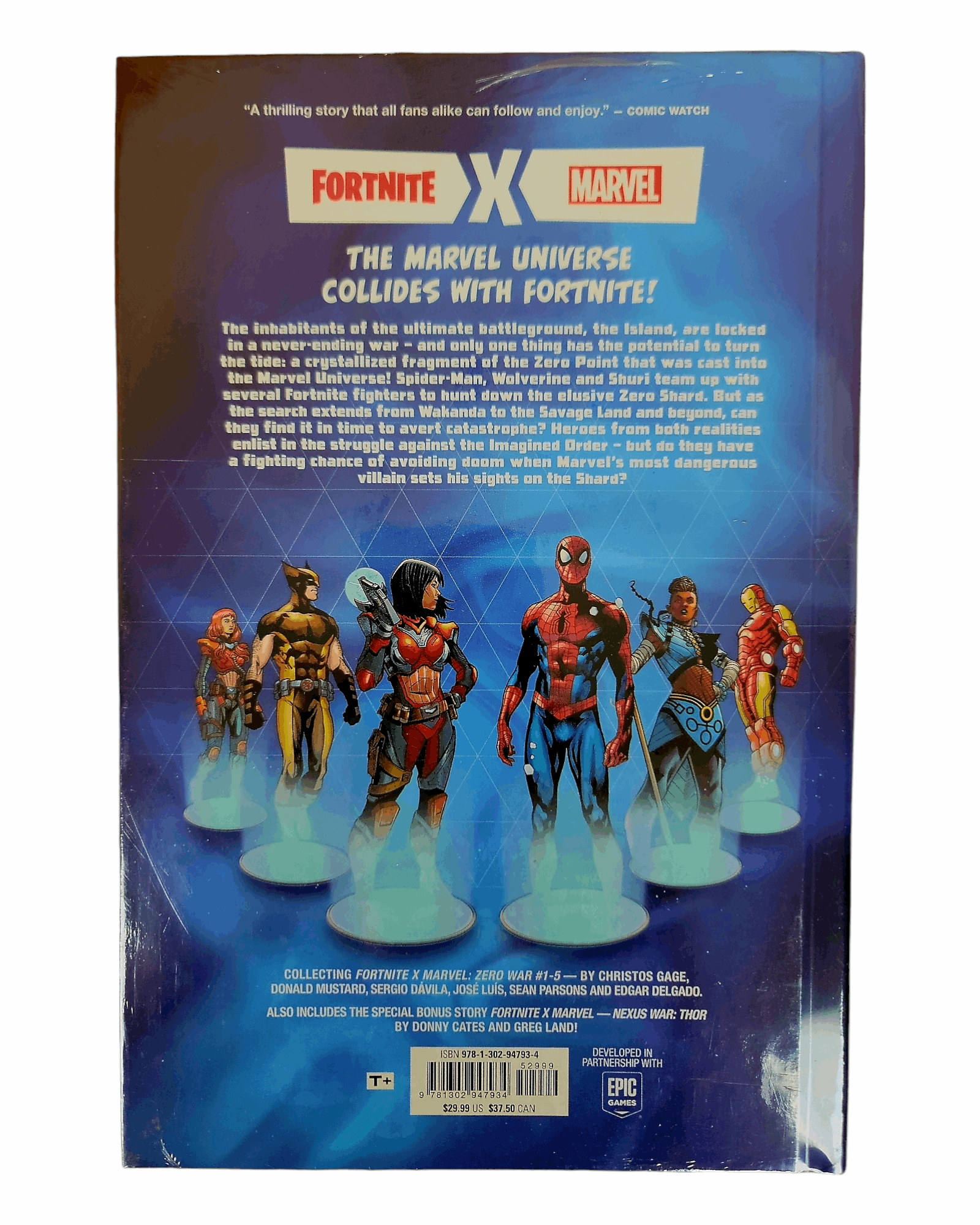 Fortnite x Marvel: Zero War Hardcover, Marvel '22