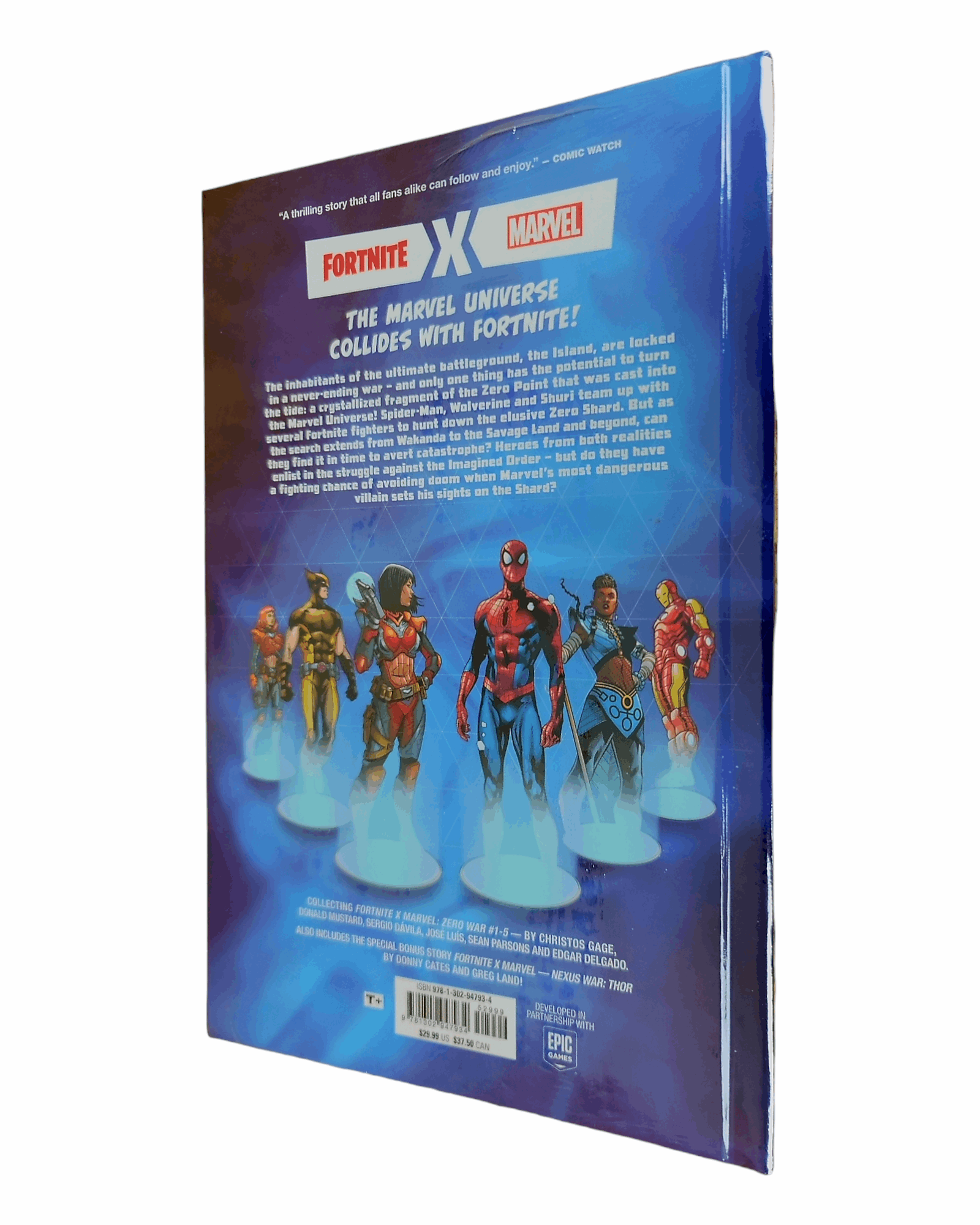 Fortnite x Marvel: Zero War Hardcover, Marvel '22