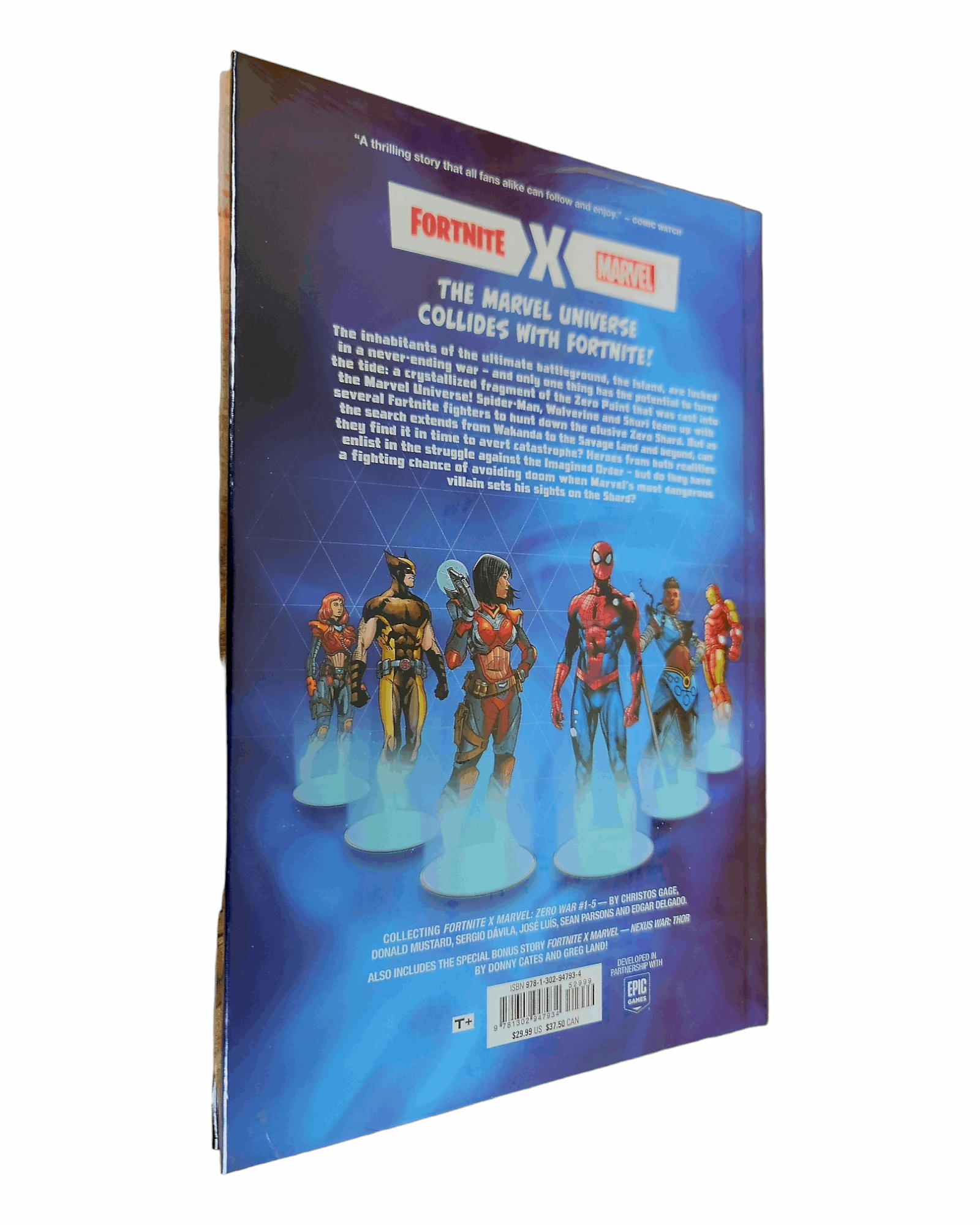 Fortnite x Marvel: Zero War Hardcover, Marvel '22