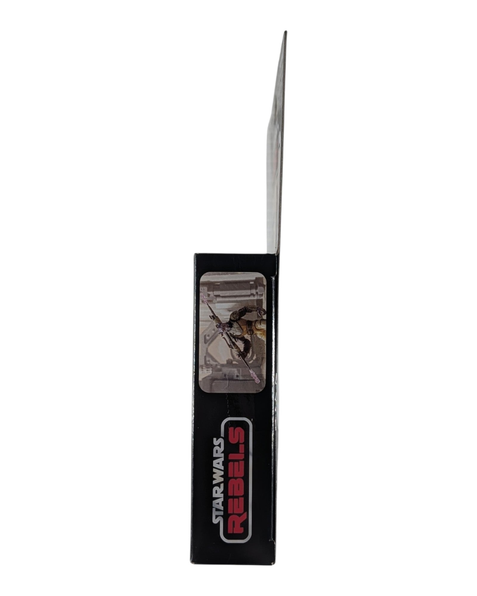 Star Wars Vintage Collection Zeb Orrelios Deluxe, Hasbro '24 — right edge of package