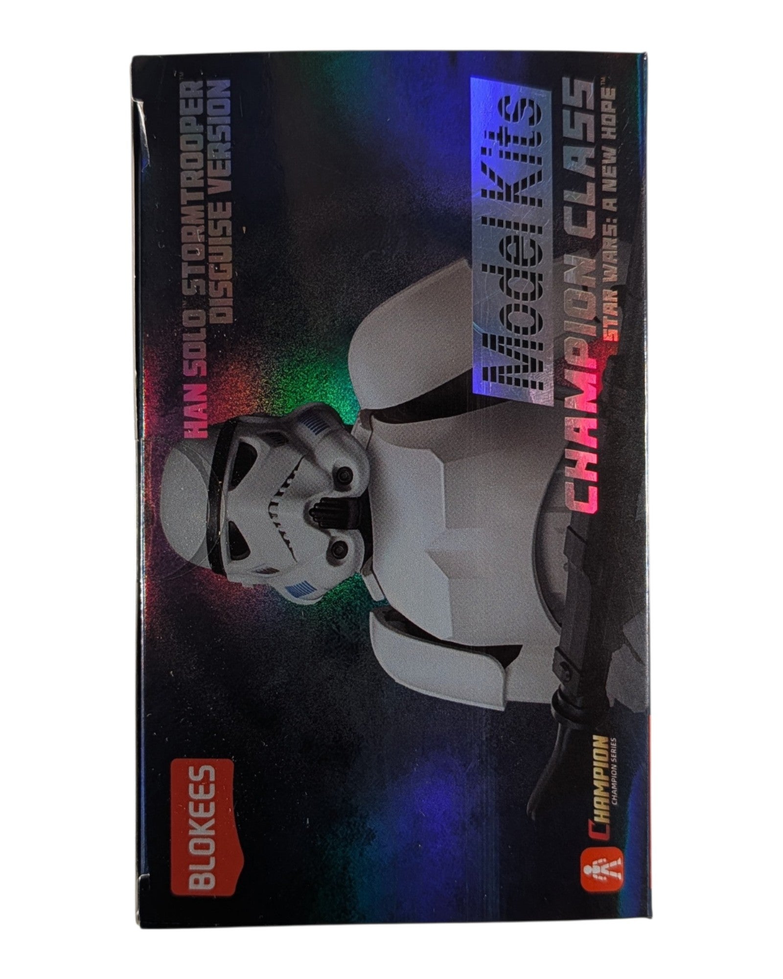 Star Wars Champion Class 03 Han Solo Stormtrooper Disguise, Blokees '26 — top of package