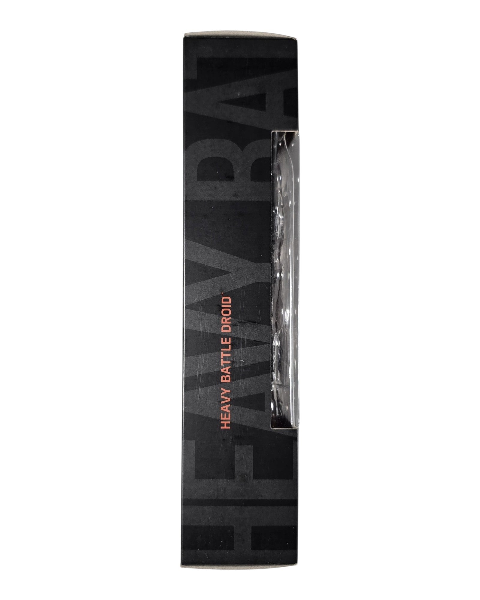 Star Wars The Black Series Heavy Battle Droid, GameStop Excl., Hasbro '20 — left edge of package