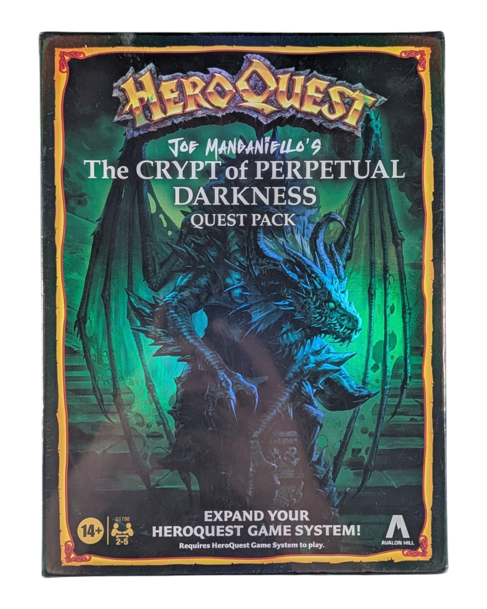 HeroQuest Crypt of Perpetual Darkness Quest Pack, Hasbro '25, Sealed