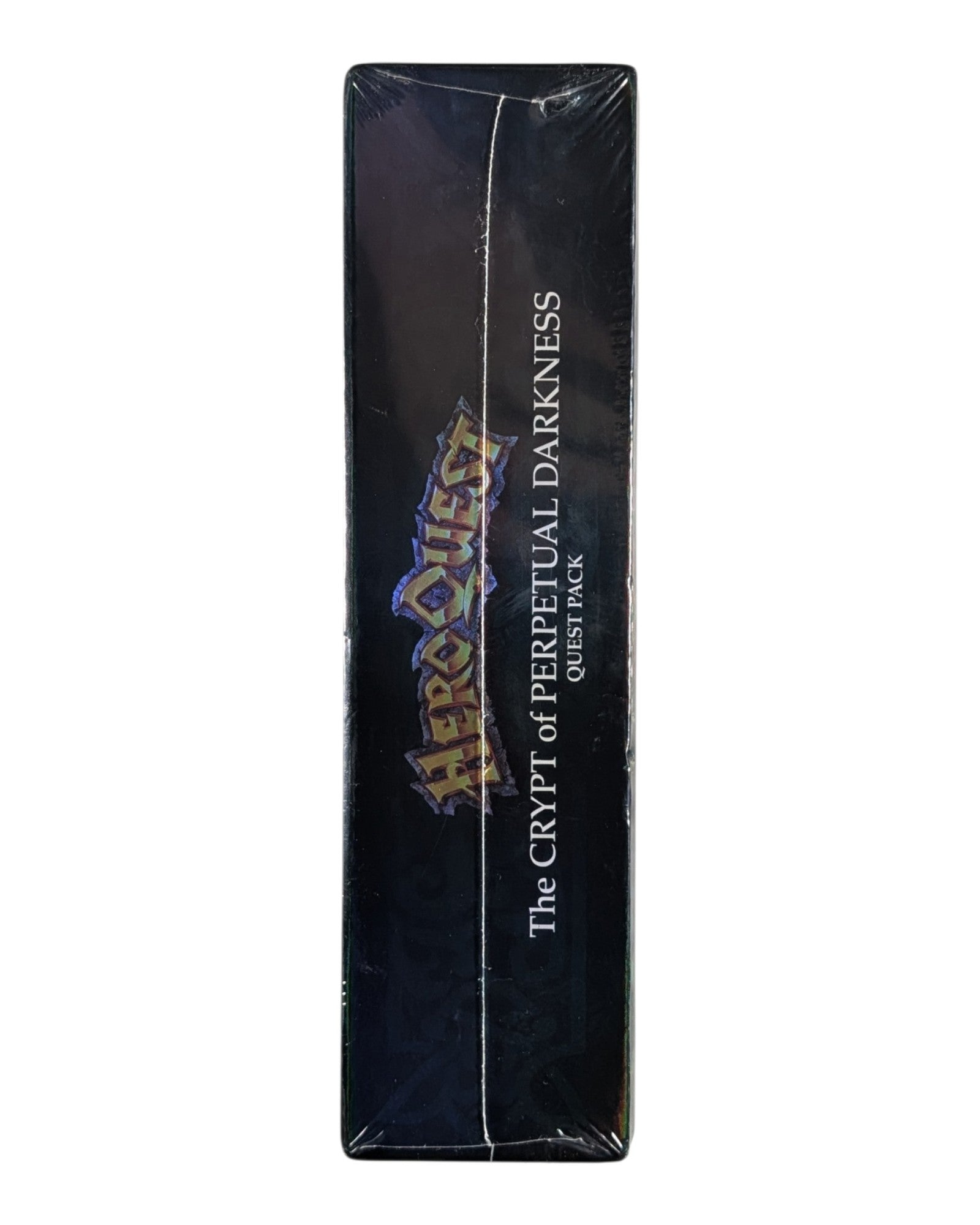 HeroQuest Crypt of Perpetual Darkness Quest Pack, Hasbro '25, Sealed — left edge of package