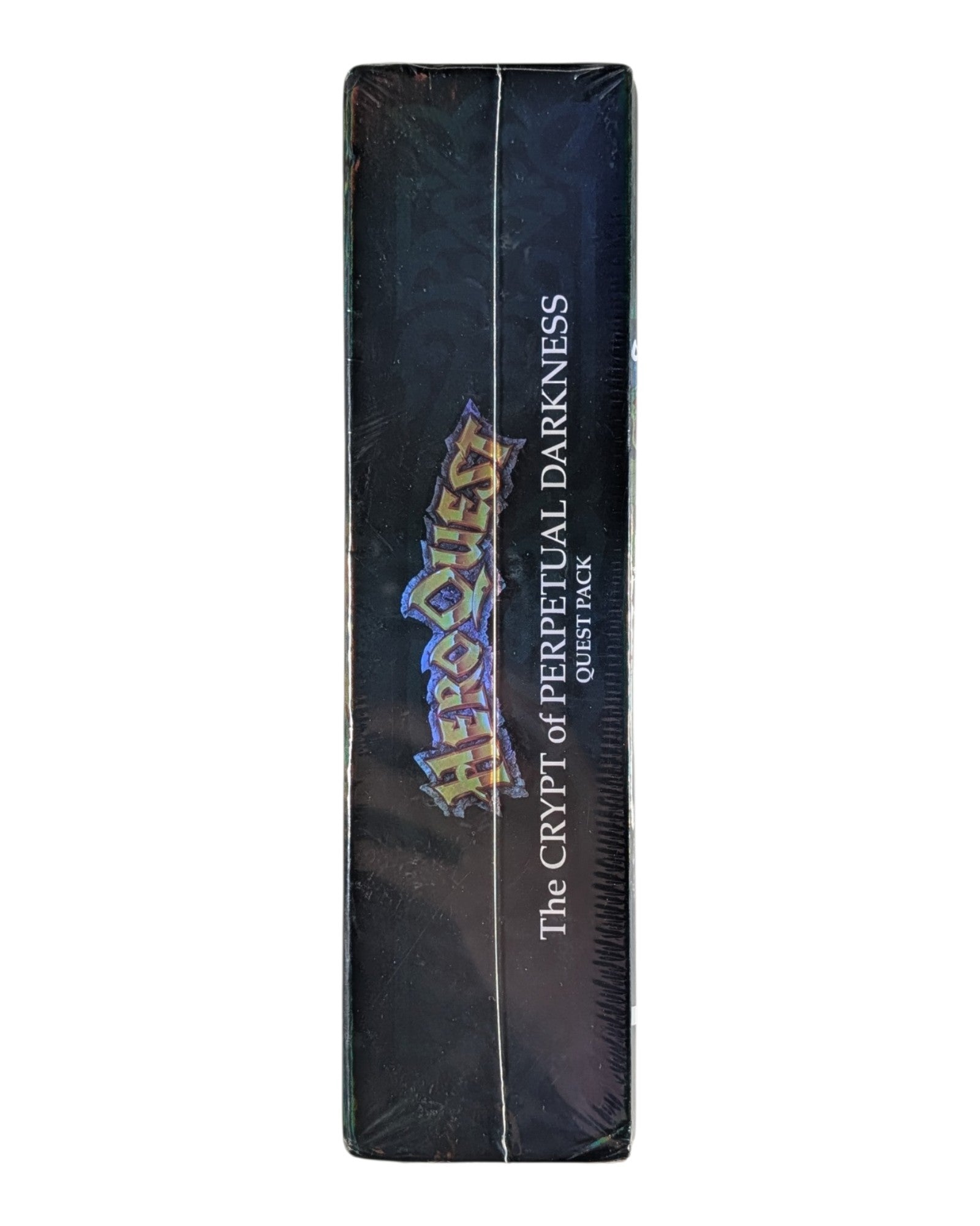 HeroQuest Crypt of Perpetual Darkness Quest Pack, Hasbro '25, Sealed — right edge of package