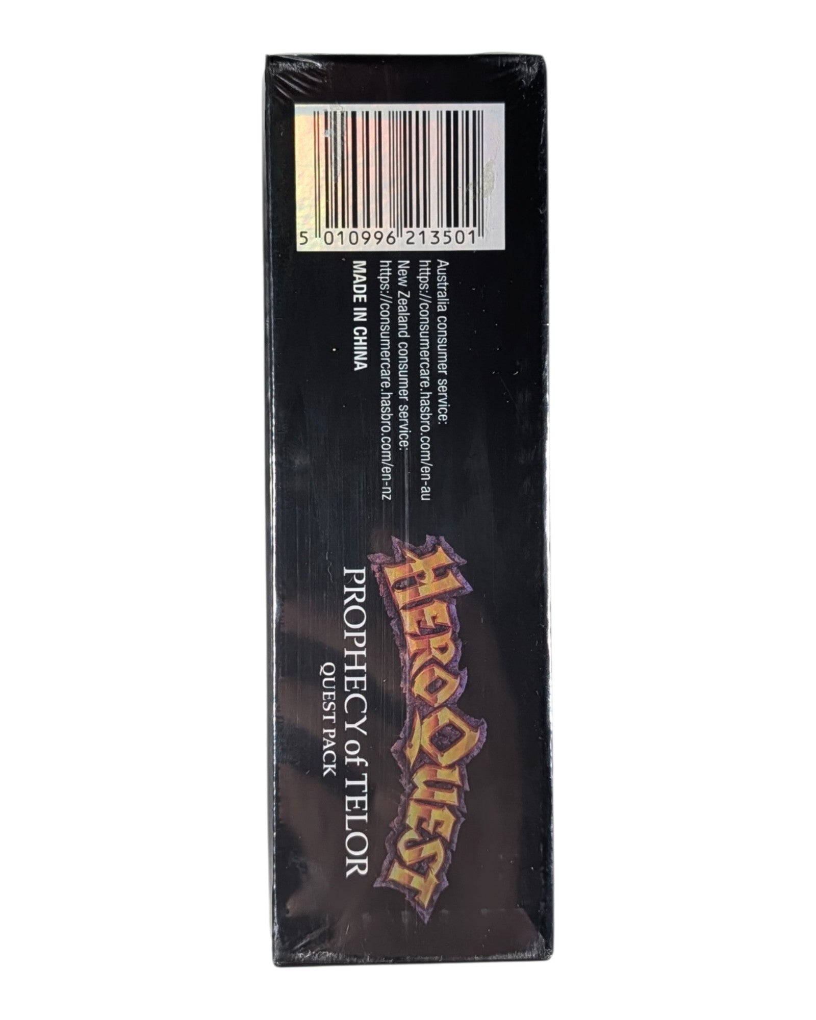 HeroQuest Prophecy of Telor Quest Pack, Hasbro '23, Sealed — bottom of package