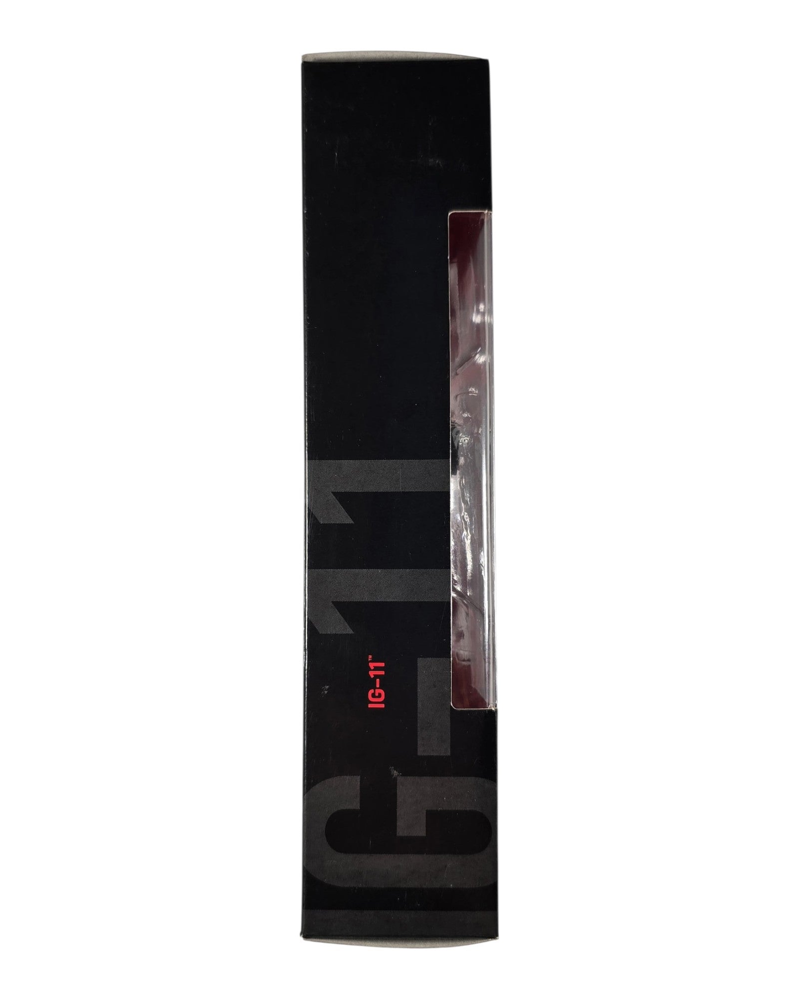 Star Wars The Black Series IG-11, Best Buy Excl., Hasbro '19 — left edge of package