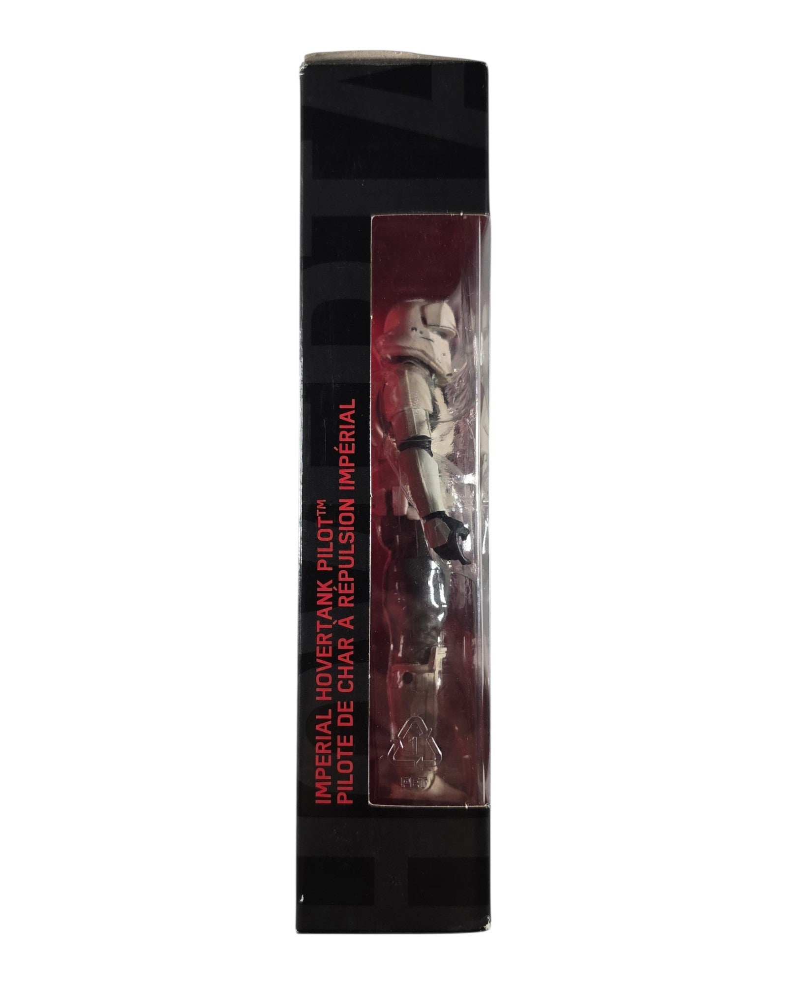 Star Wars Black Series Imperial Hovertank Pilot, TRU Excl., Hasbro '16 — left edge of package