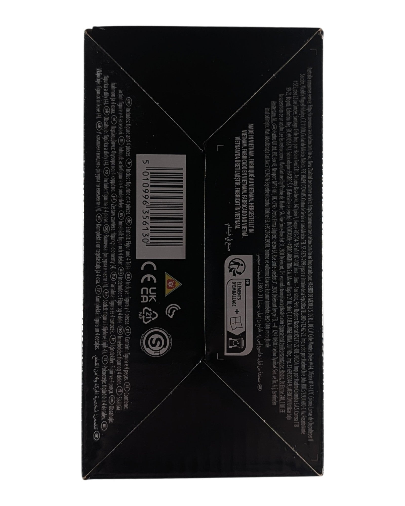 Transformers Age of the Primes Voyager Junkion Wreck-Gar, Hasbro '26 — bottom of package