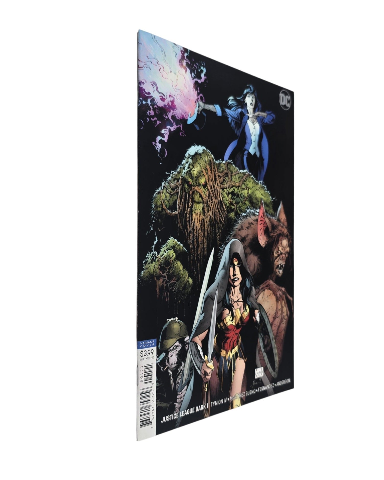 Justice League Dark Vol. 2 #1B, Greg Capullo & Glapion Cover, DC '18 — front cover, spine edge