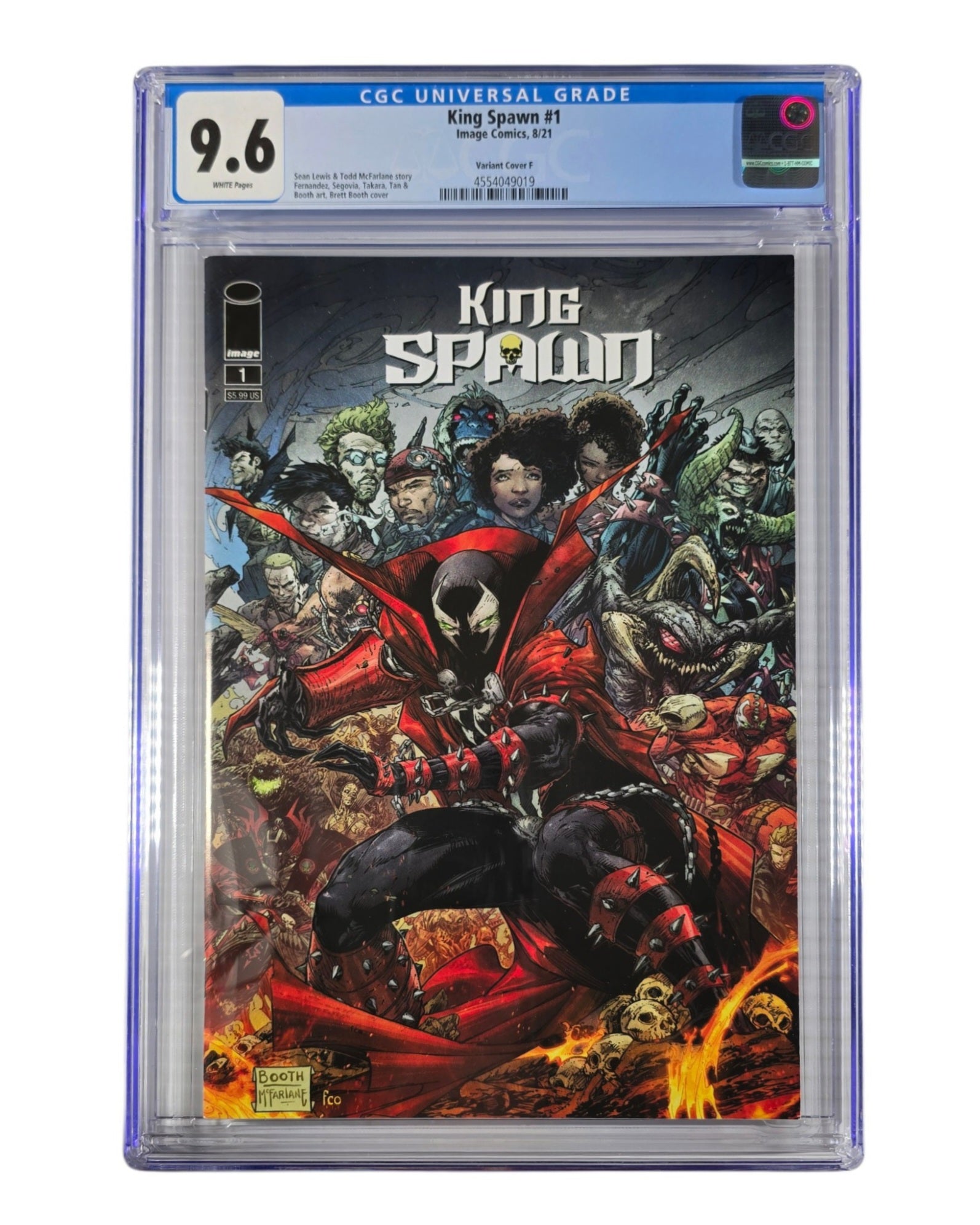 King Spawn #1F, Brett Booth Cover, CGC 9.6 (19), Image '21