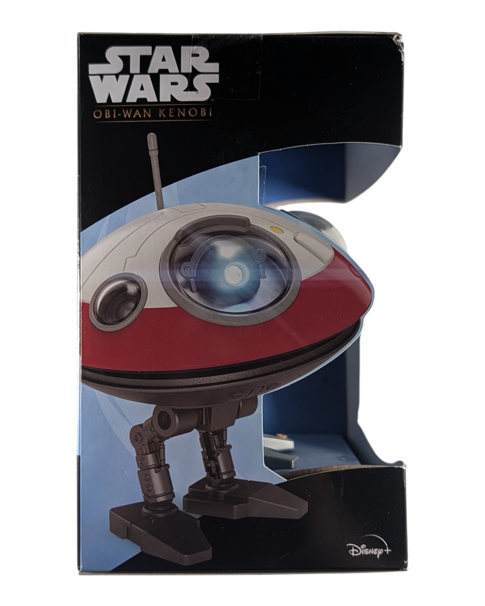 Star Wars L0-LA59 (Lola) Interactive Electronic Figure, Hasbro '22 — left edge of package