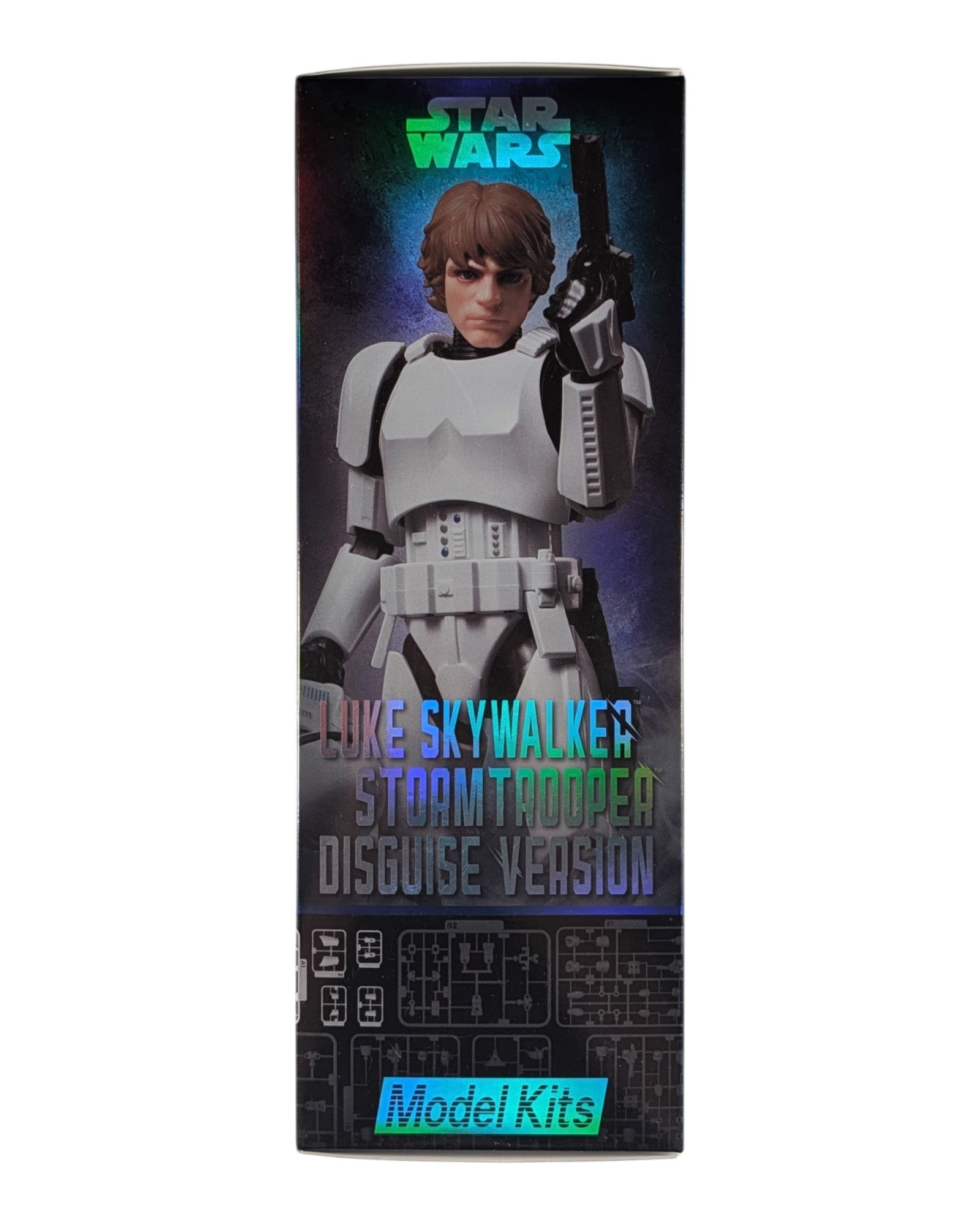 Star Wars Champion Class 04 Luke Skywalker Stormtrooper, Blokees '26 — right edge of package