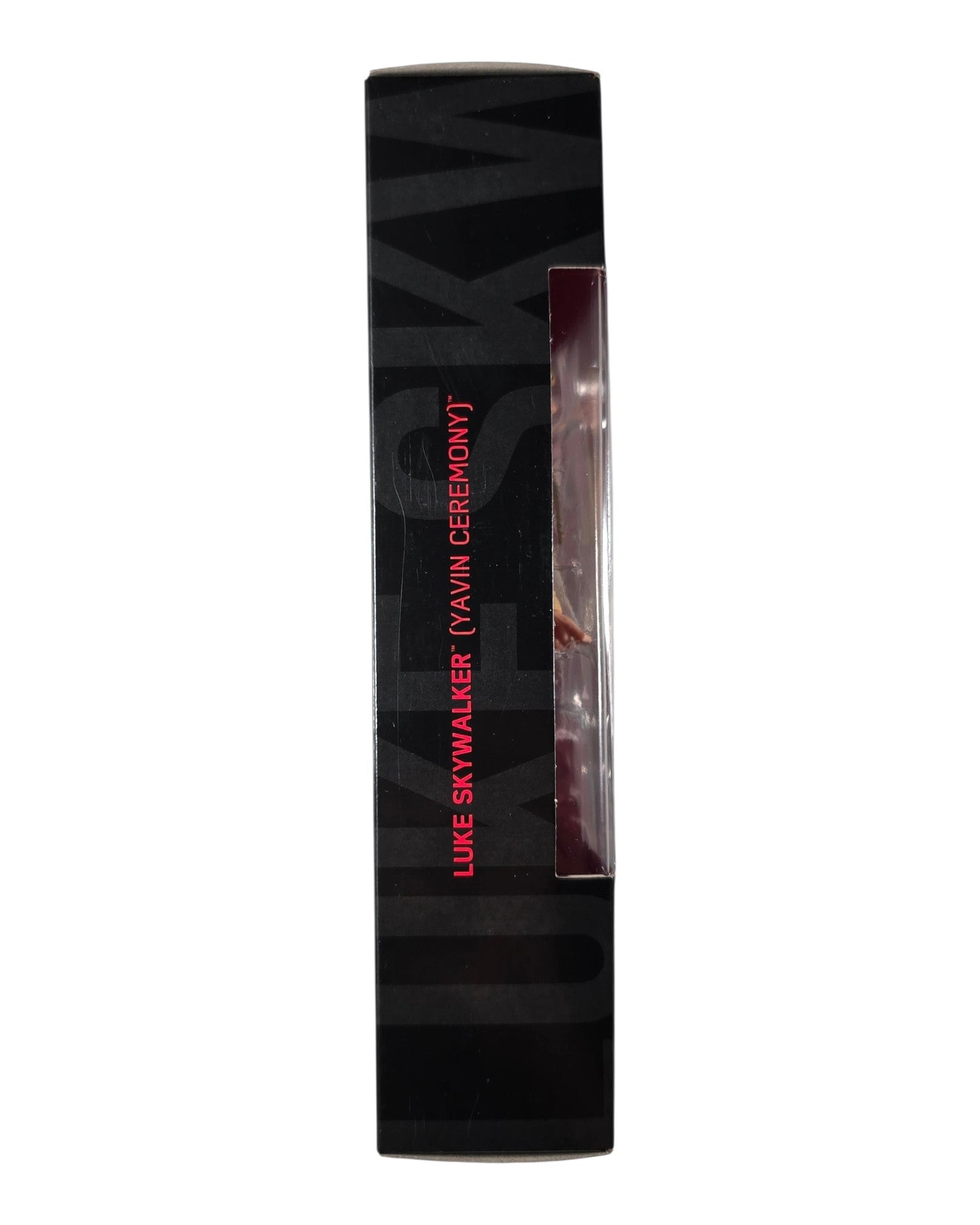 Star Wars The Black Series #100 Luke Skywalker (Yavin Ceremony), Hasbro '19 — left edge of package